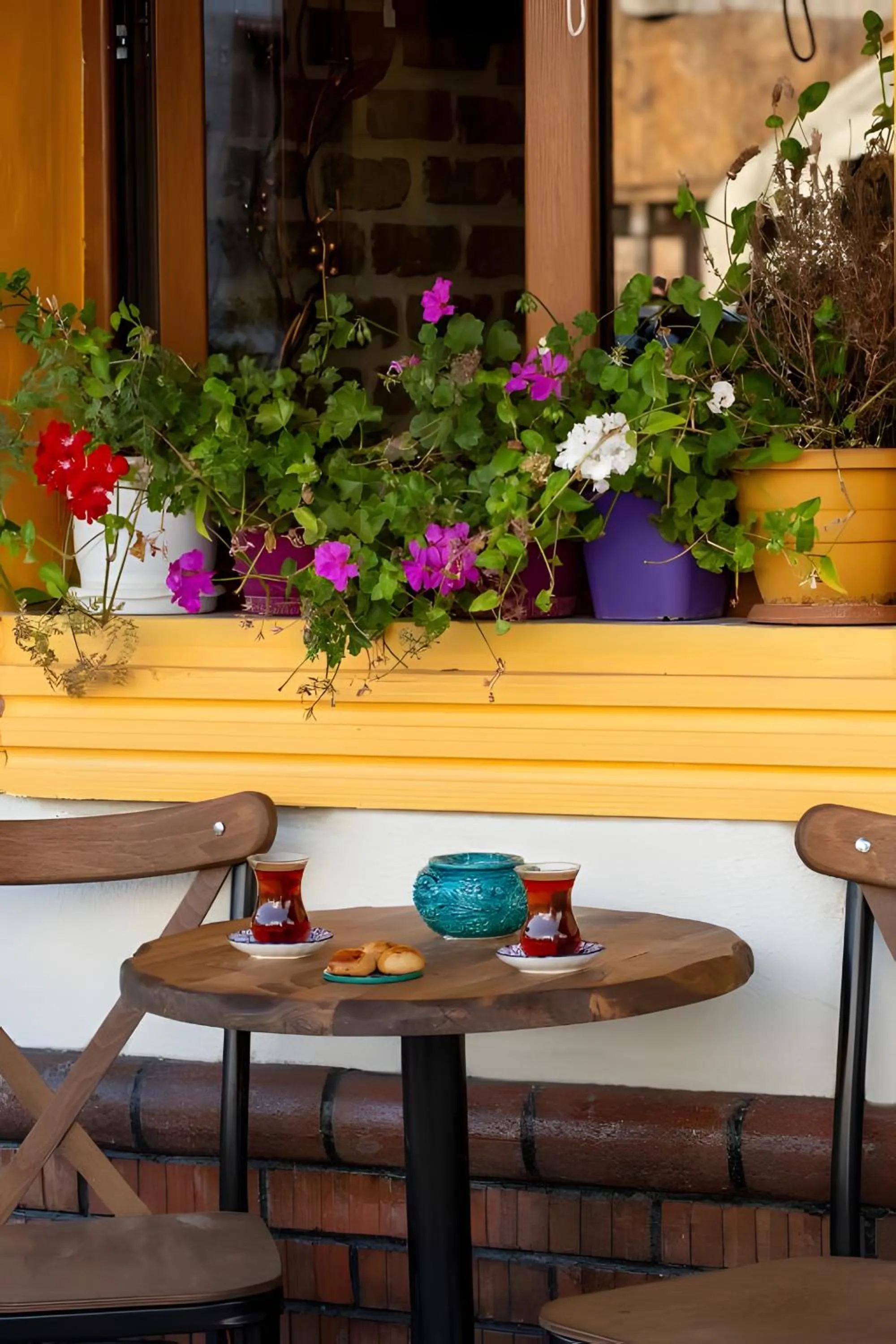 Patio in Sofia Corner Hotel