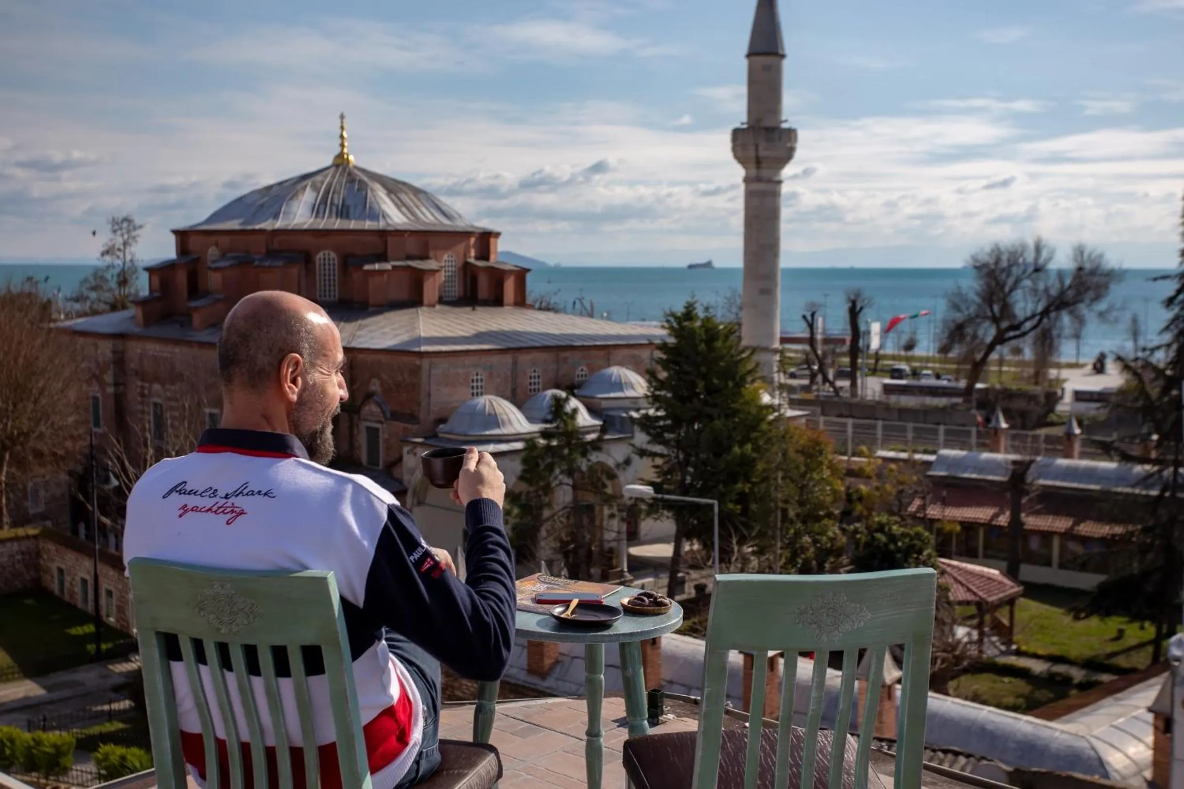 People in Sofia Corner Hotel