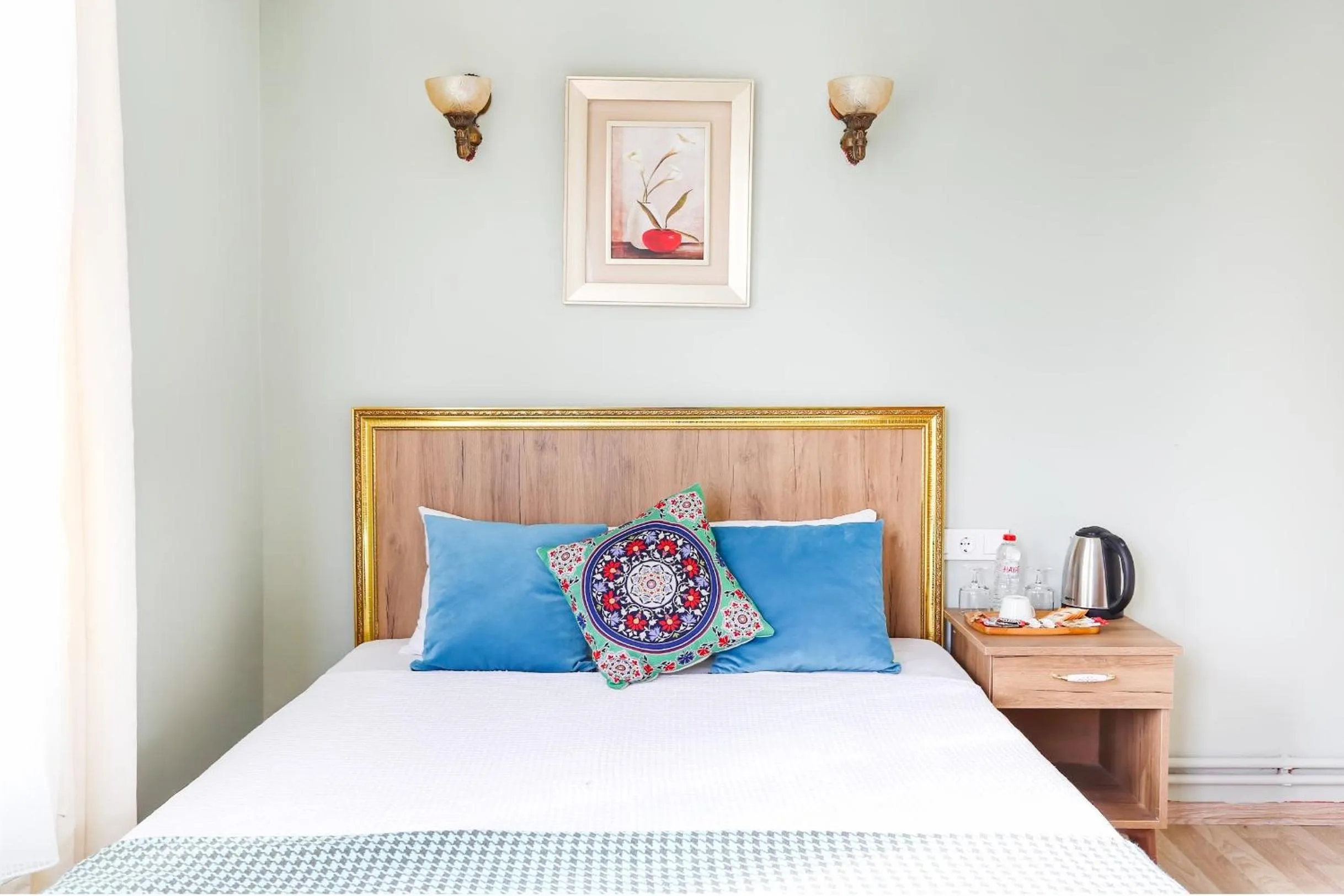 Bed in Sofia Corner Hotel