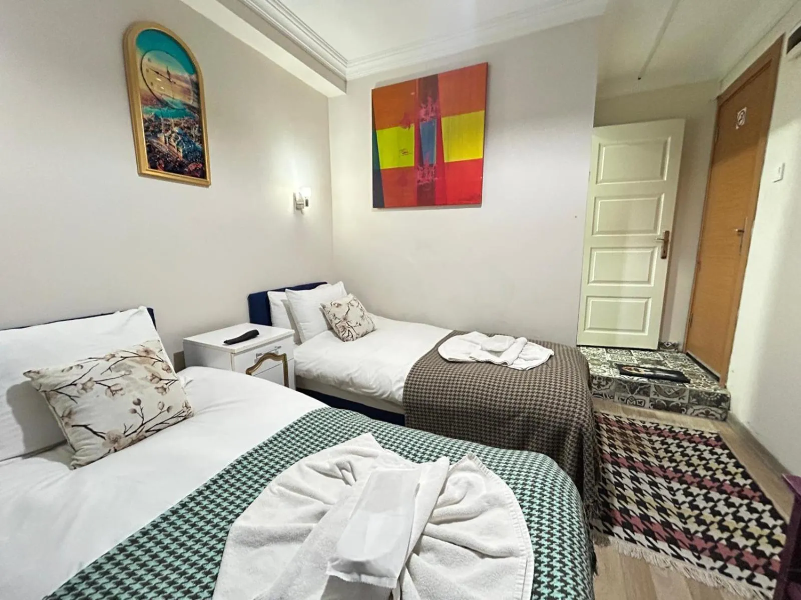 Bed in Sofia Corner Hotel