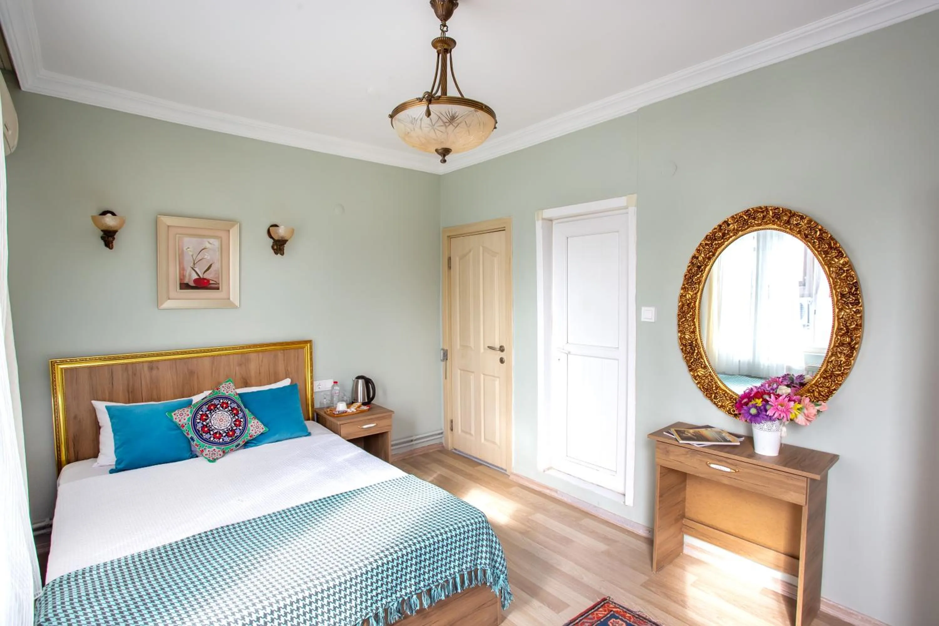 Bed in Sofia Corner Hotel