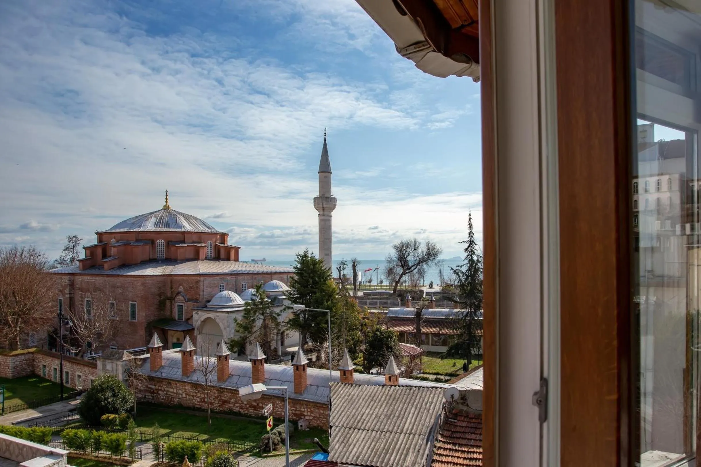 City view in Sofia Corner Hotel