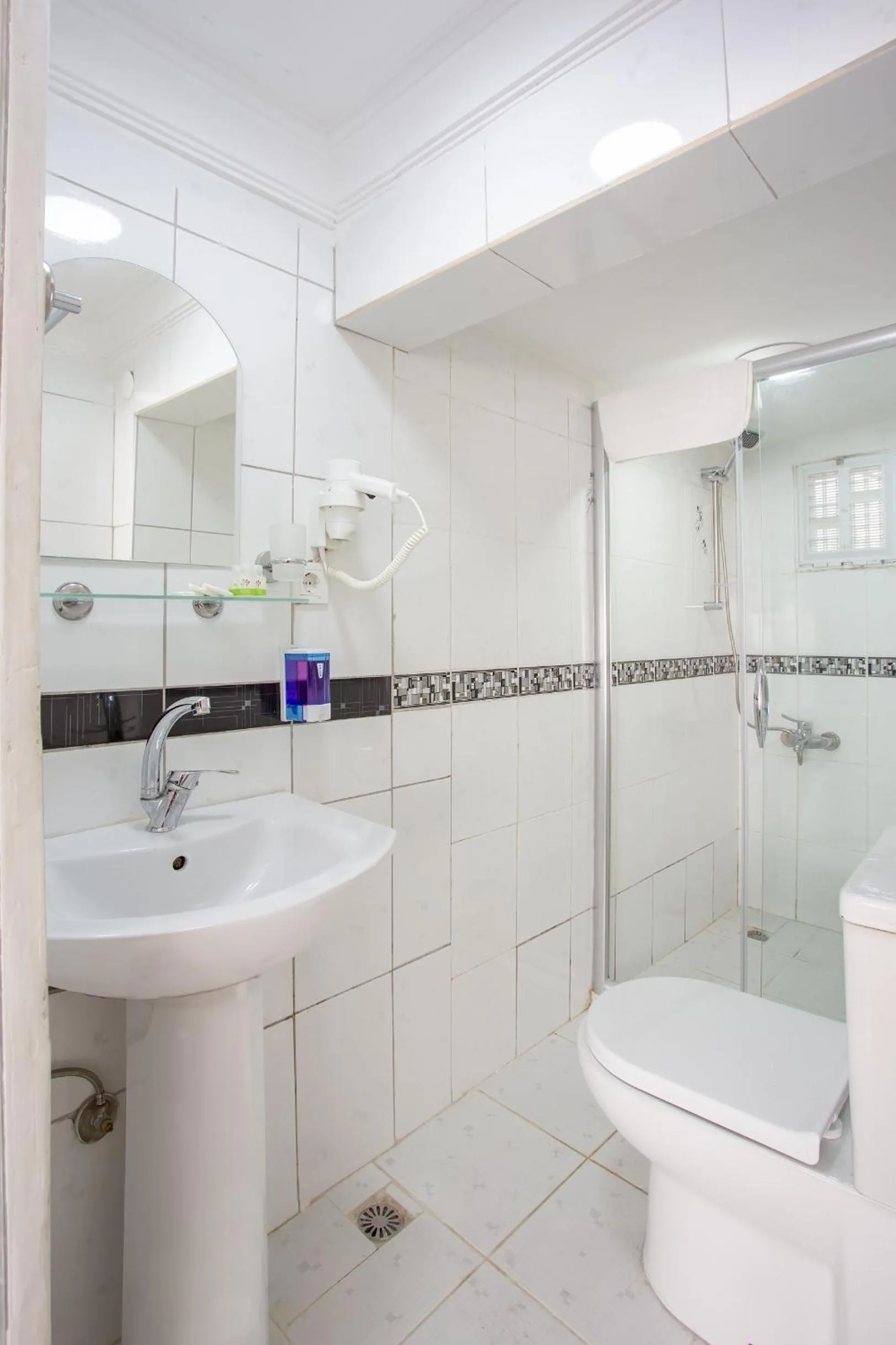 Shower in Sofia Corner Hotel