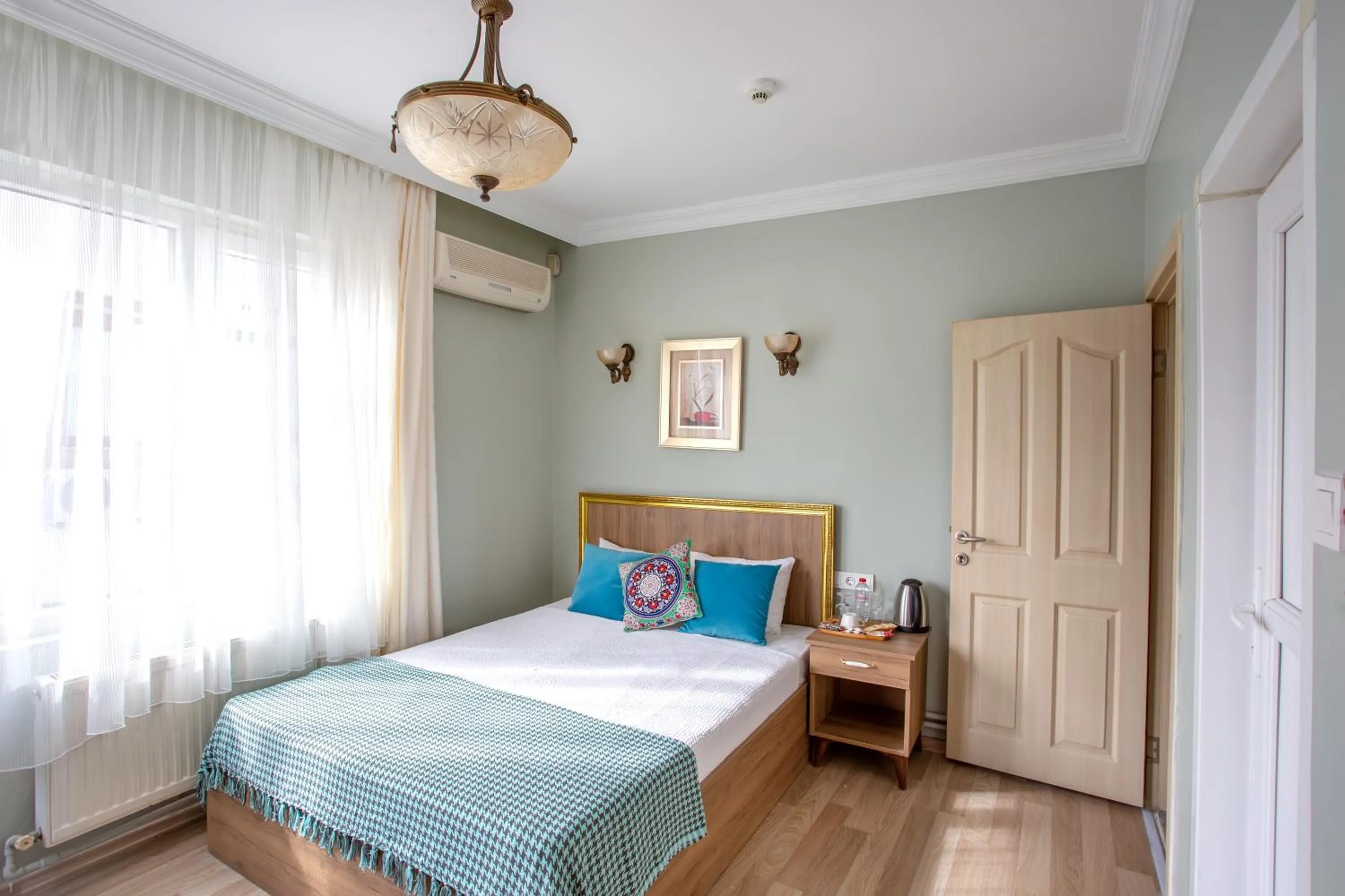 Bed in Sofia Corner Hotel