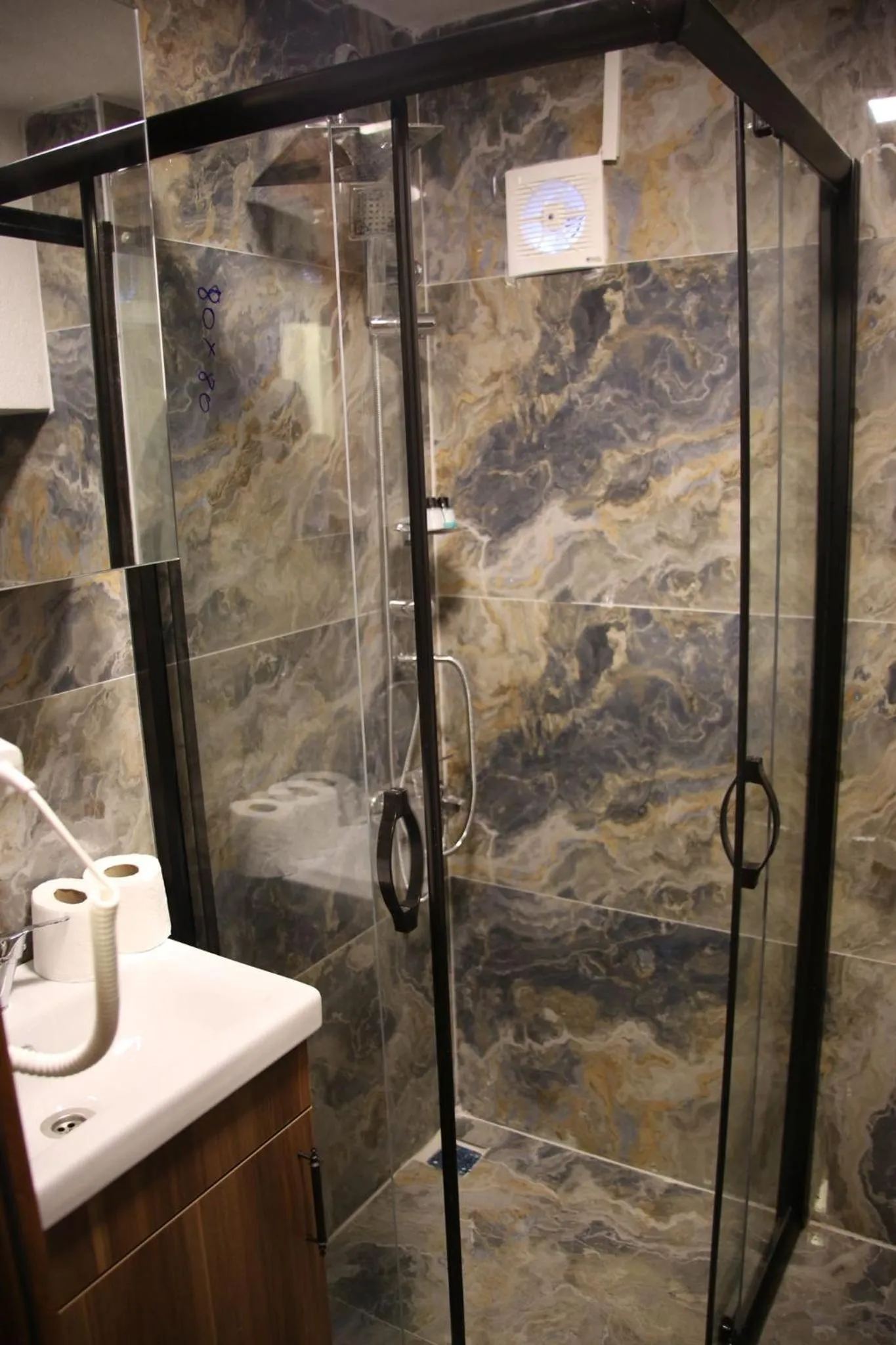 Shower in Sofia Corner Hotel