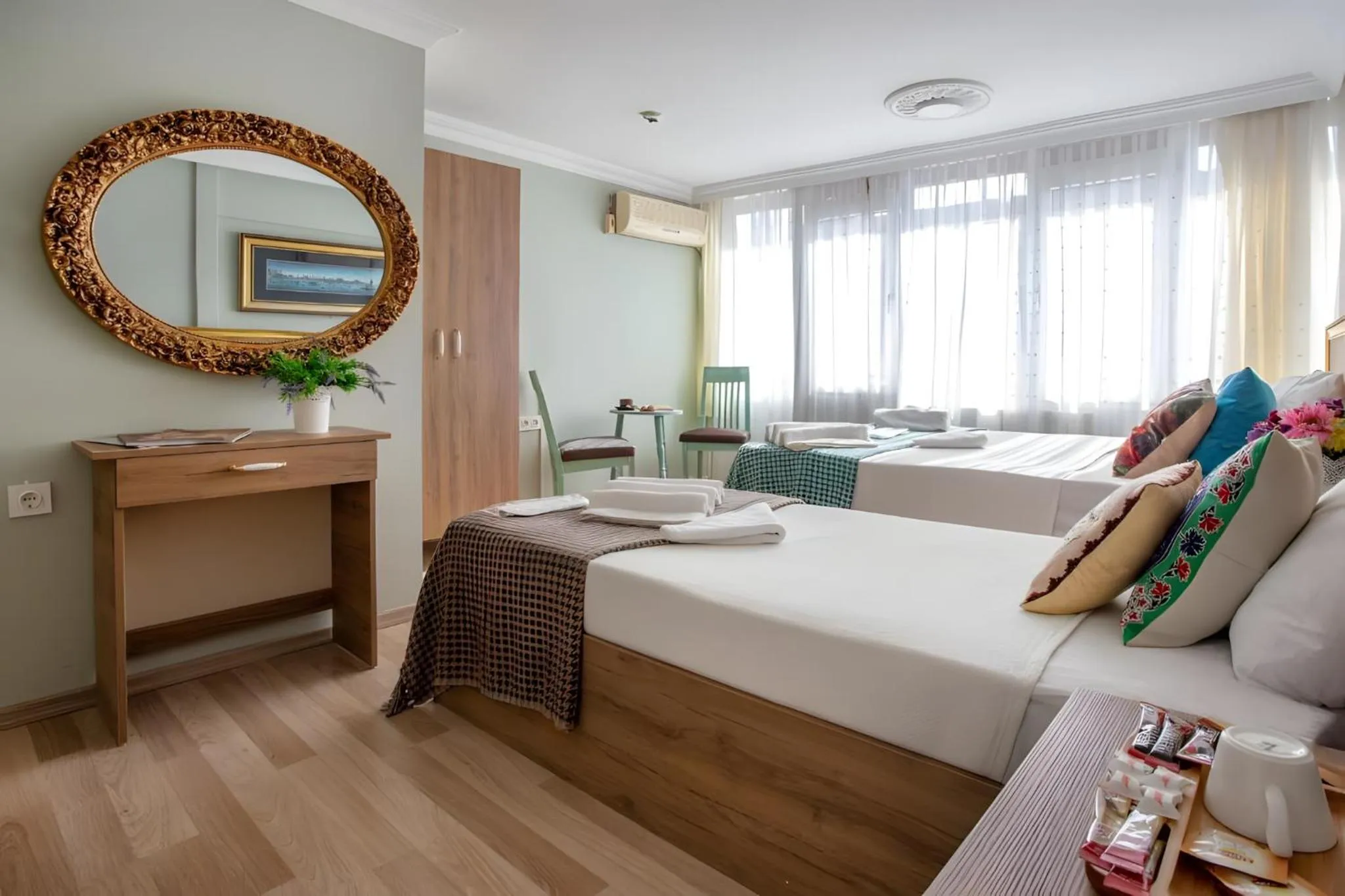 Bed in Sofia Corner Hotel