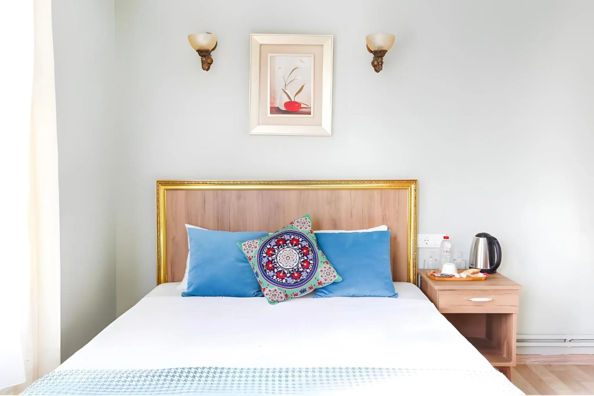 Bed in Sofia Corner Hotel