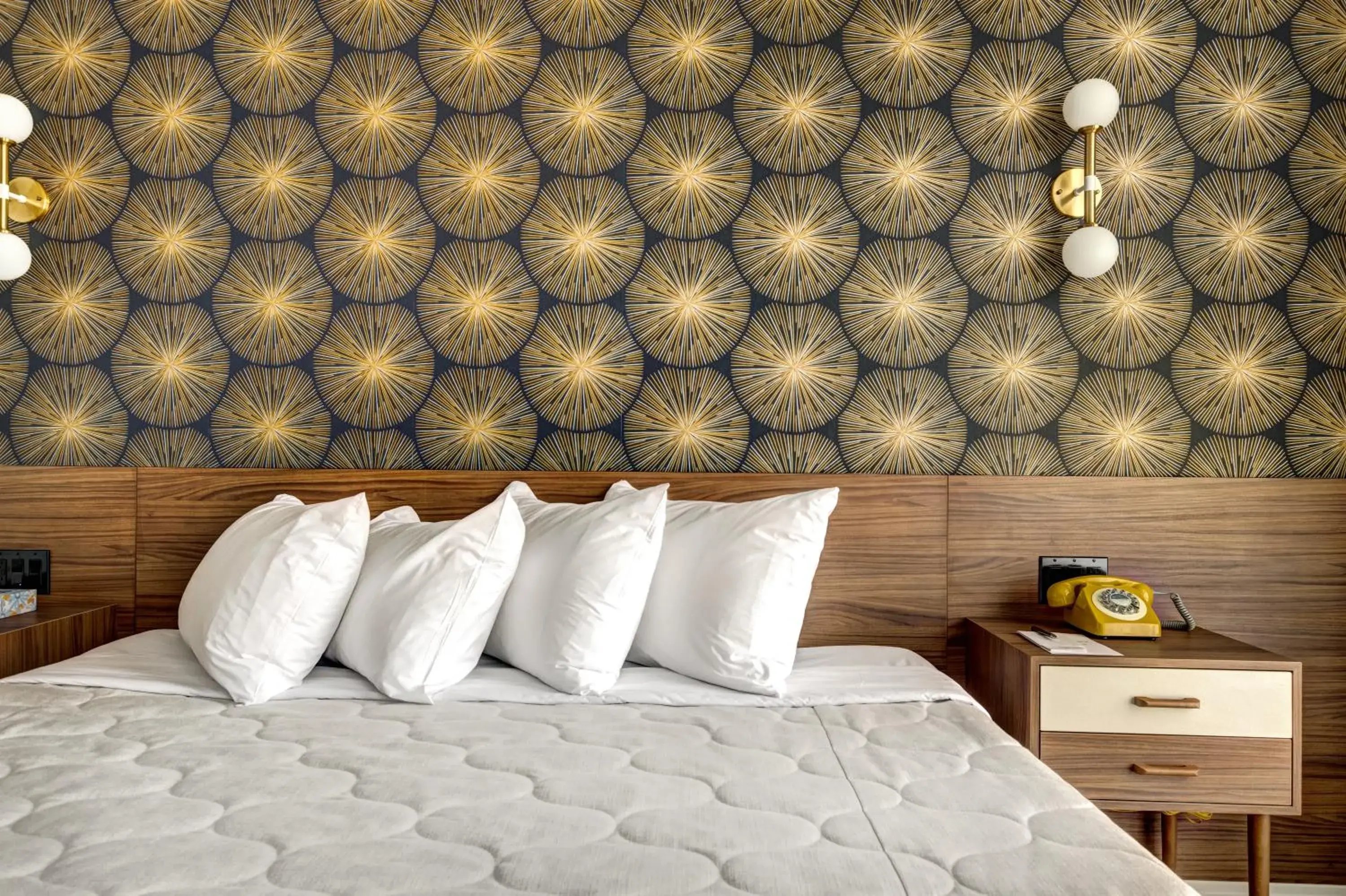 Bed in Hôtel Uville Montréal Bed in Hôtel Uville Montréal