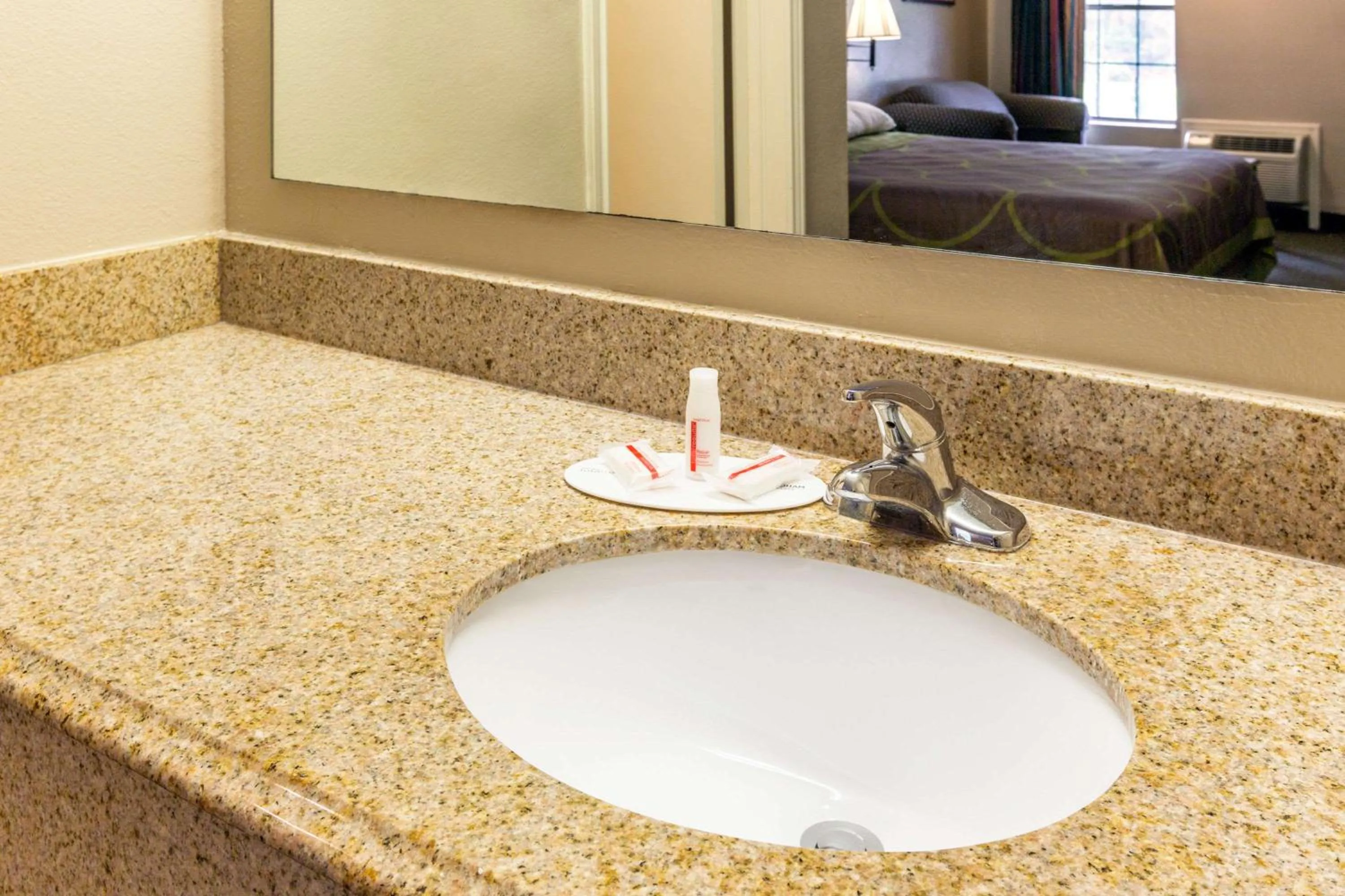 Bathroom in Super 8 by Wyndham Bossier City/Shreveport Area