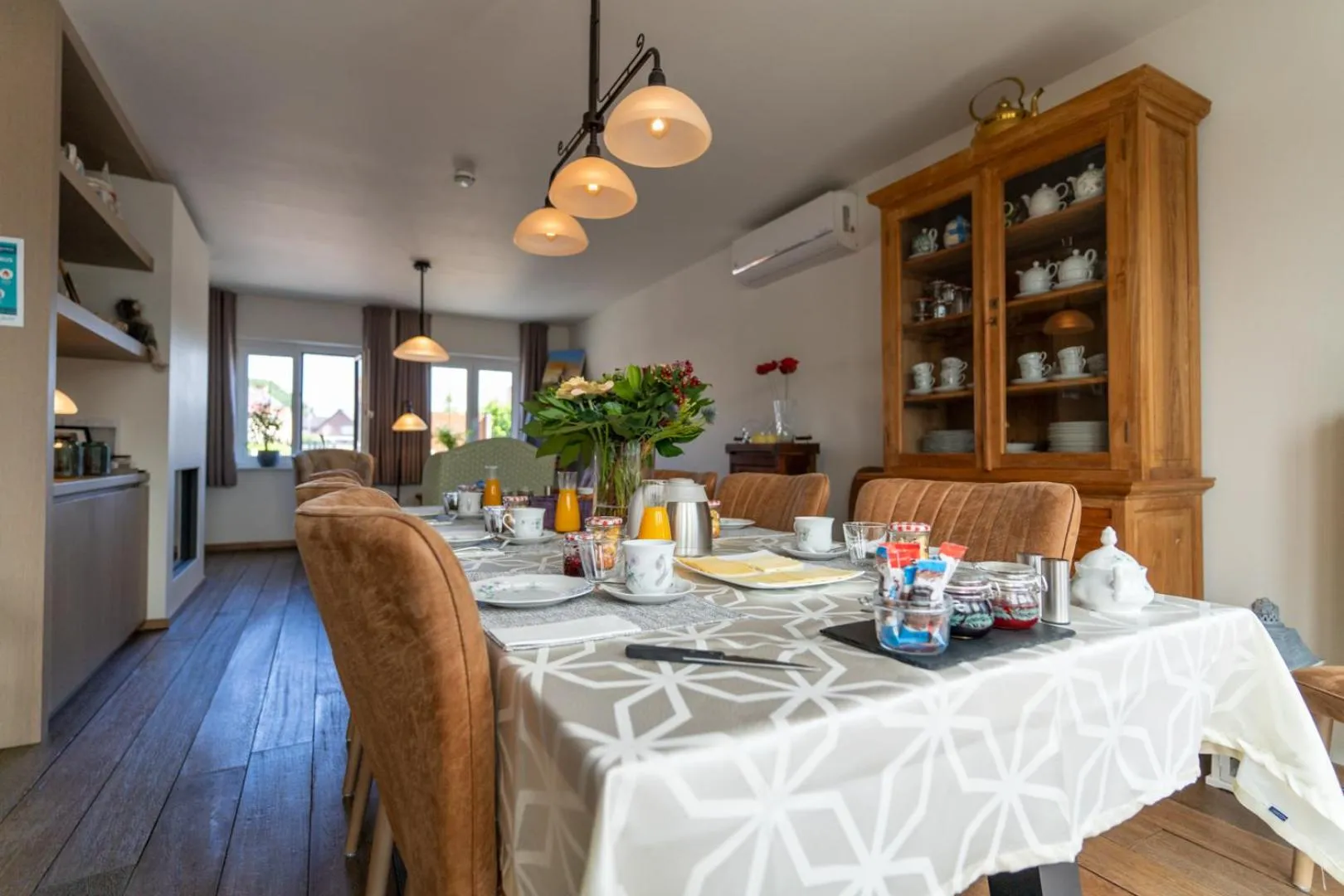 Dining area in Bed & Breakfast 't Vèèrke