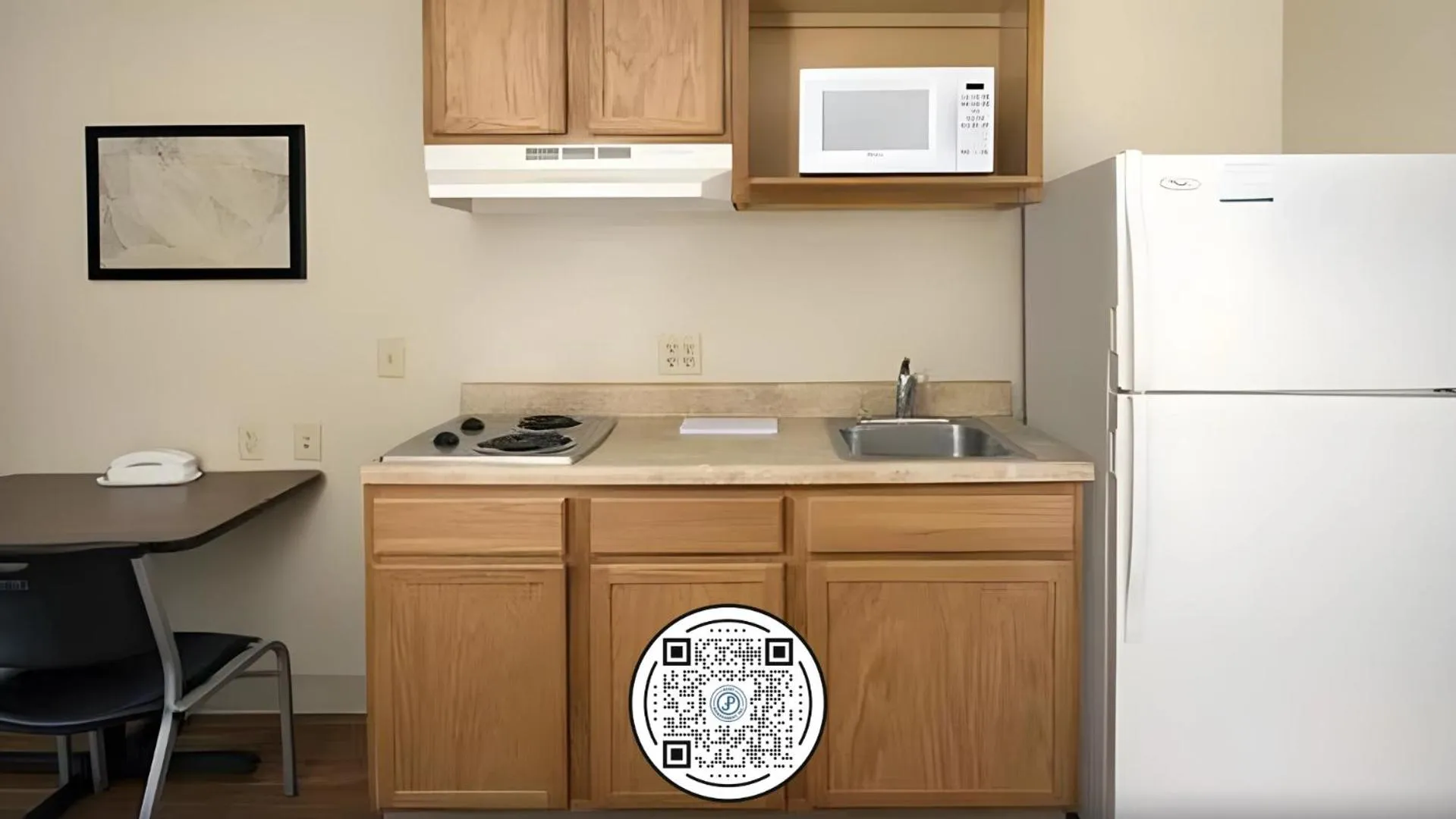 Kitchen or kitchenette in WoodSpring Suites Amarillo East I-40