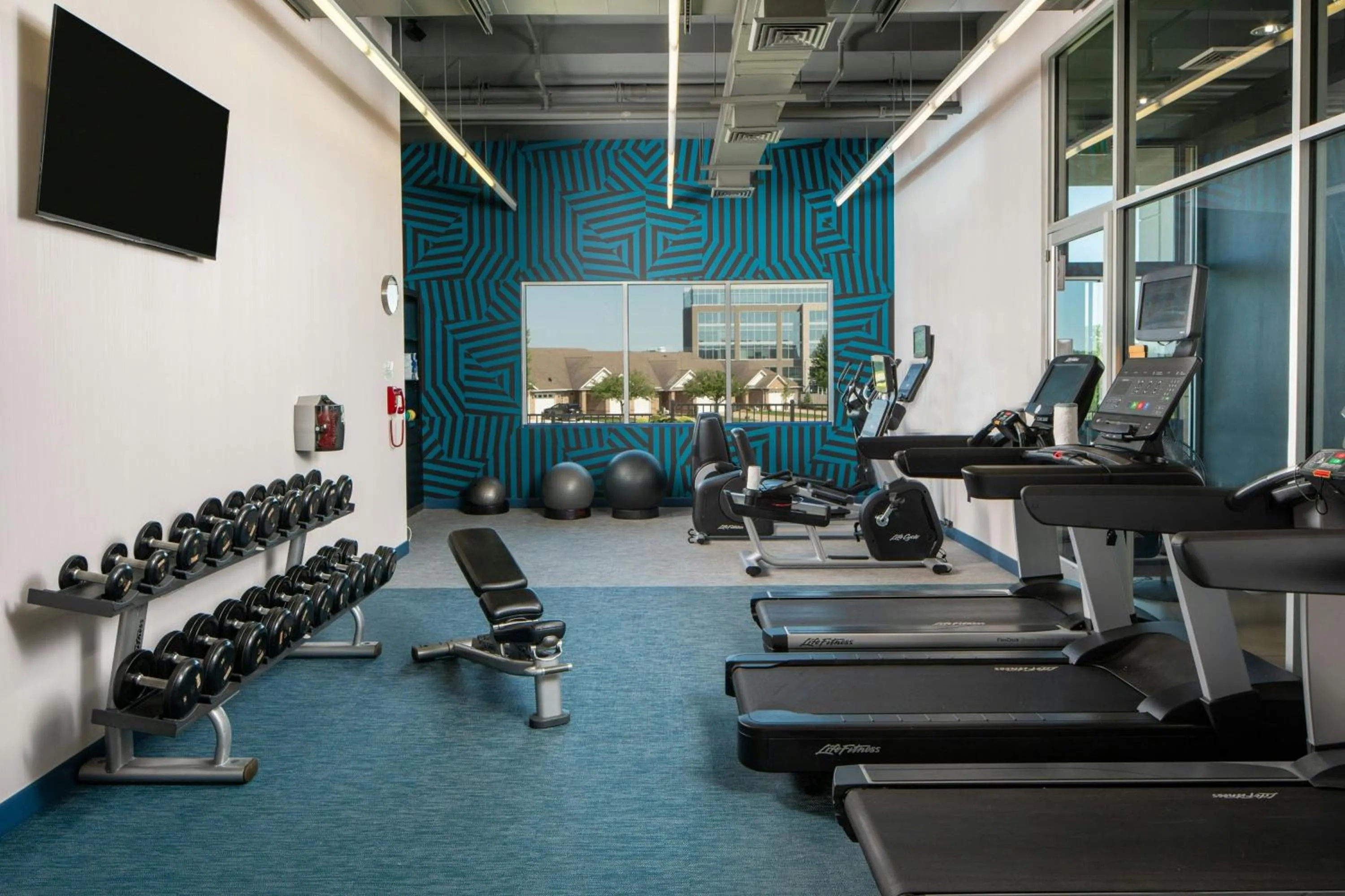 Fitness centre/facilities in aloft Green Bay