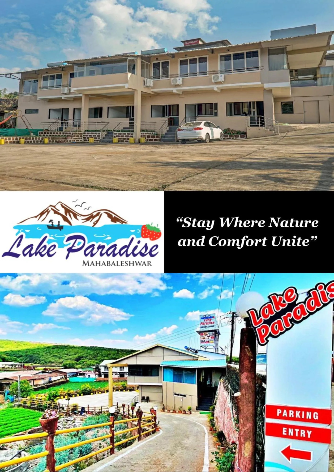 Property building in Hotel Lake Paradise Mahabaleshwar