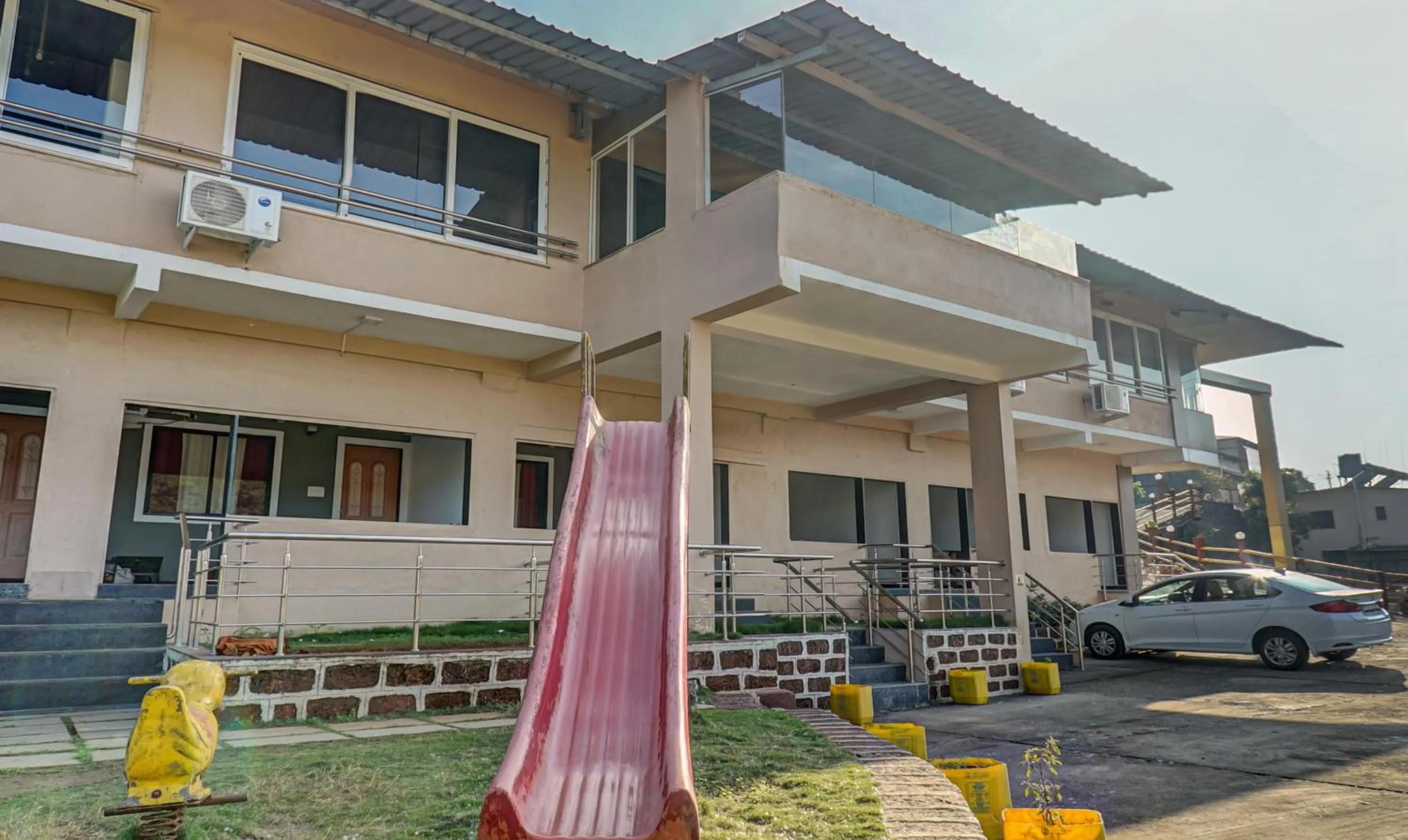 Children play ground in Hotel Lake Paradise Mahabaleshwar