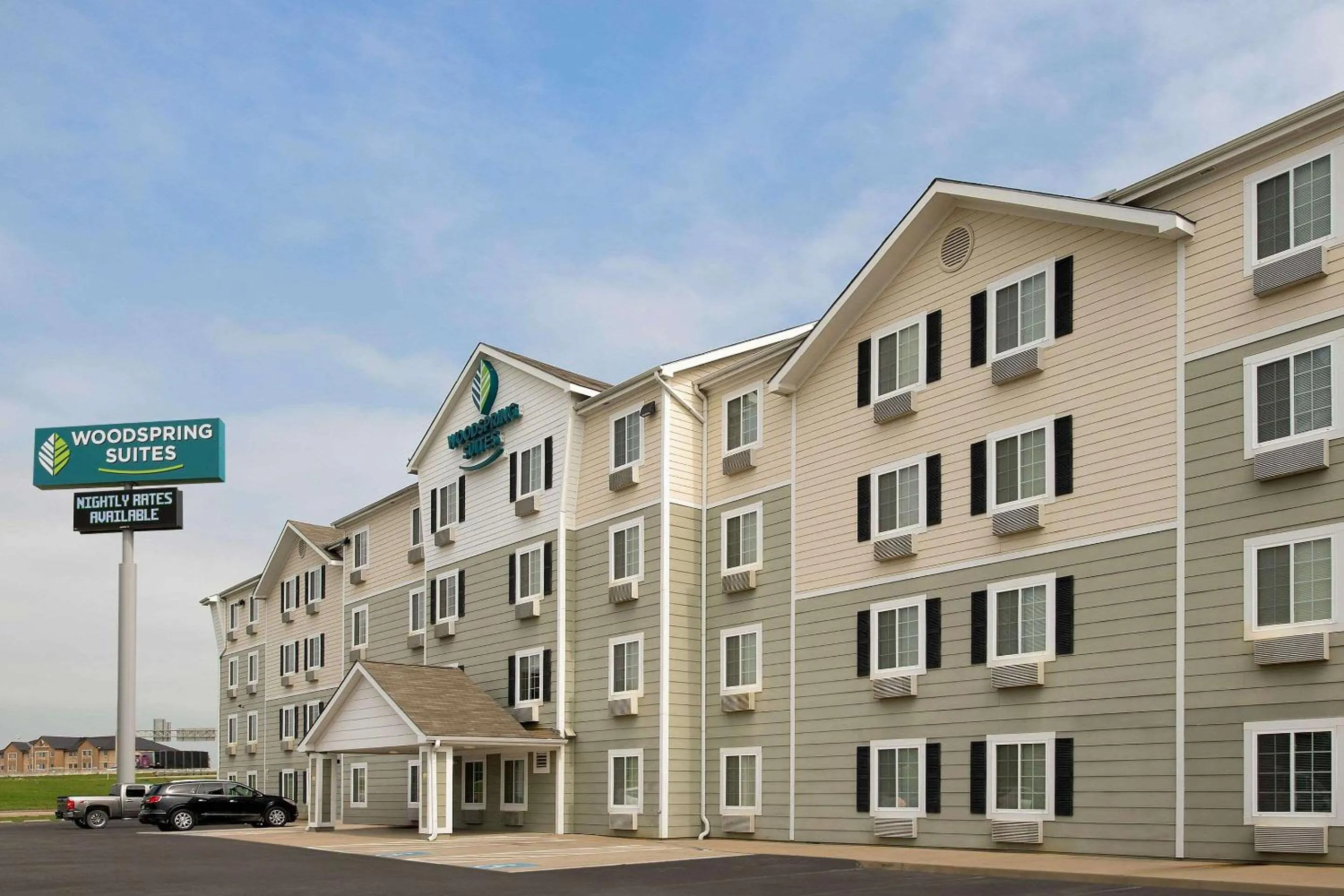 Property building in WoodSpring Suites Waco near University