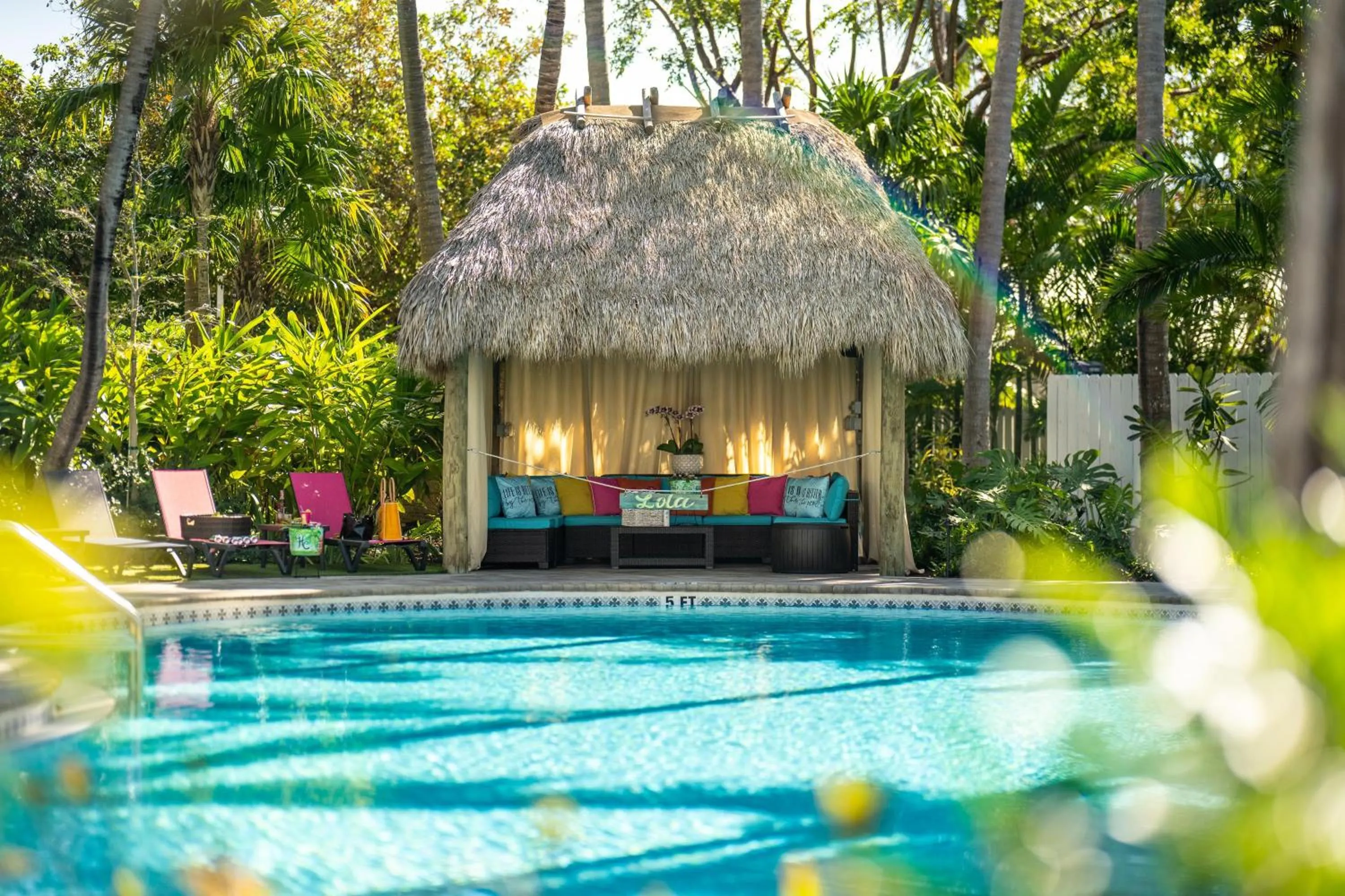 Pool view in Havana Cabana at Key West