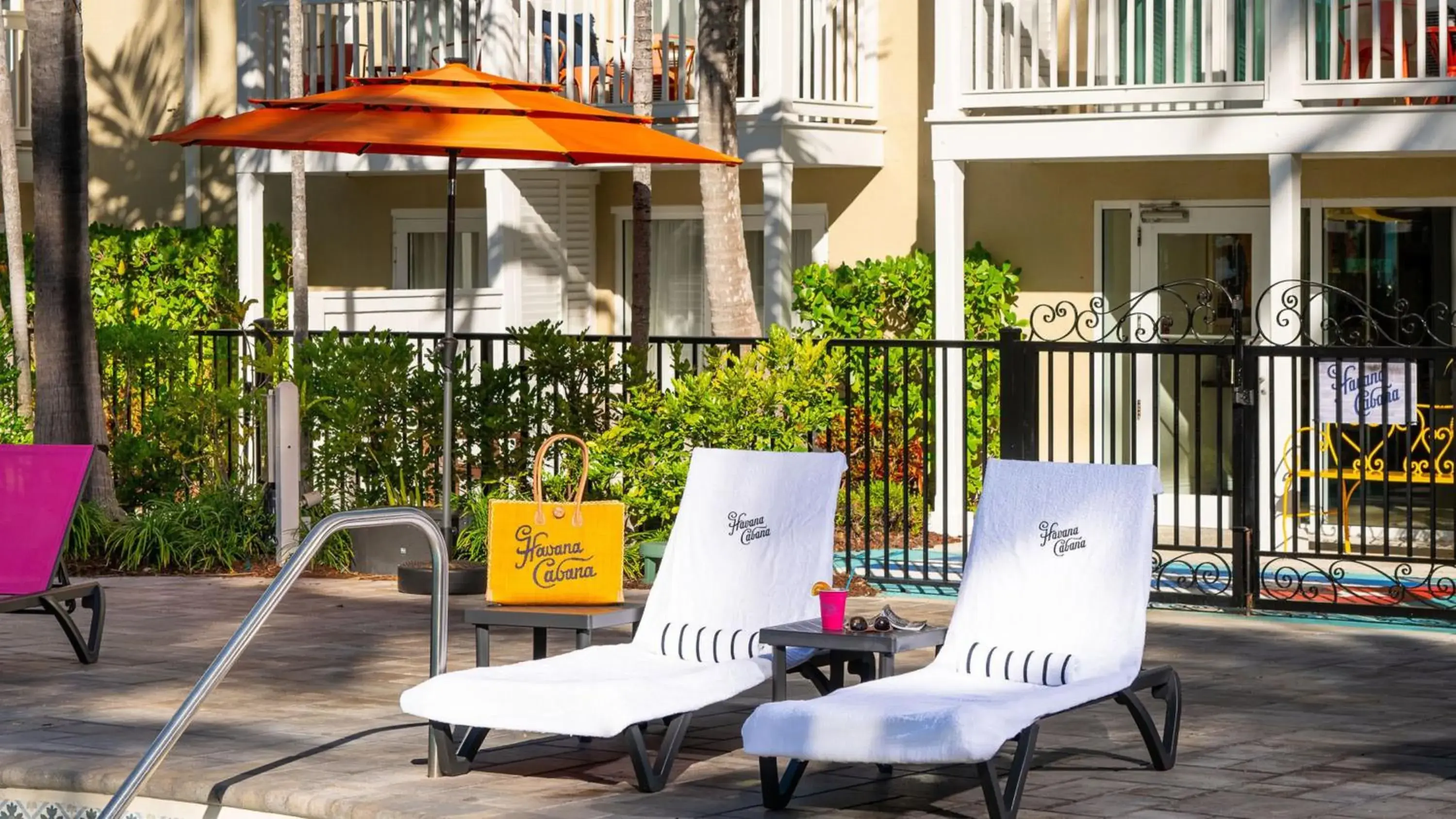 sunbed in Havana Cabana at Key West sunbed in Havana Cabana at Key West