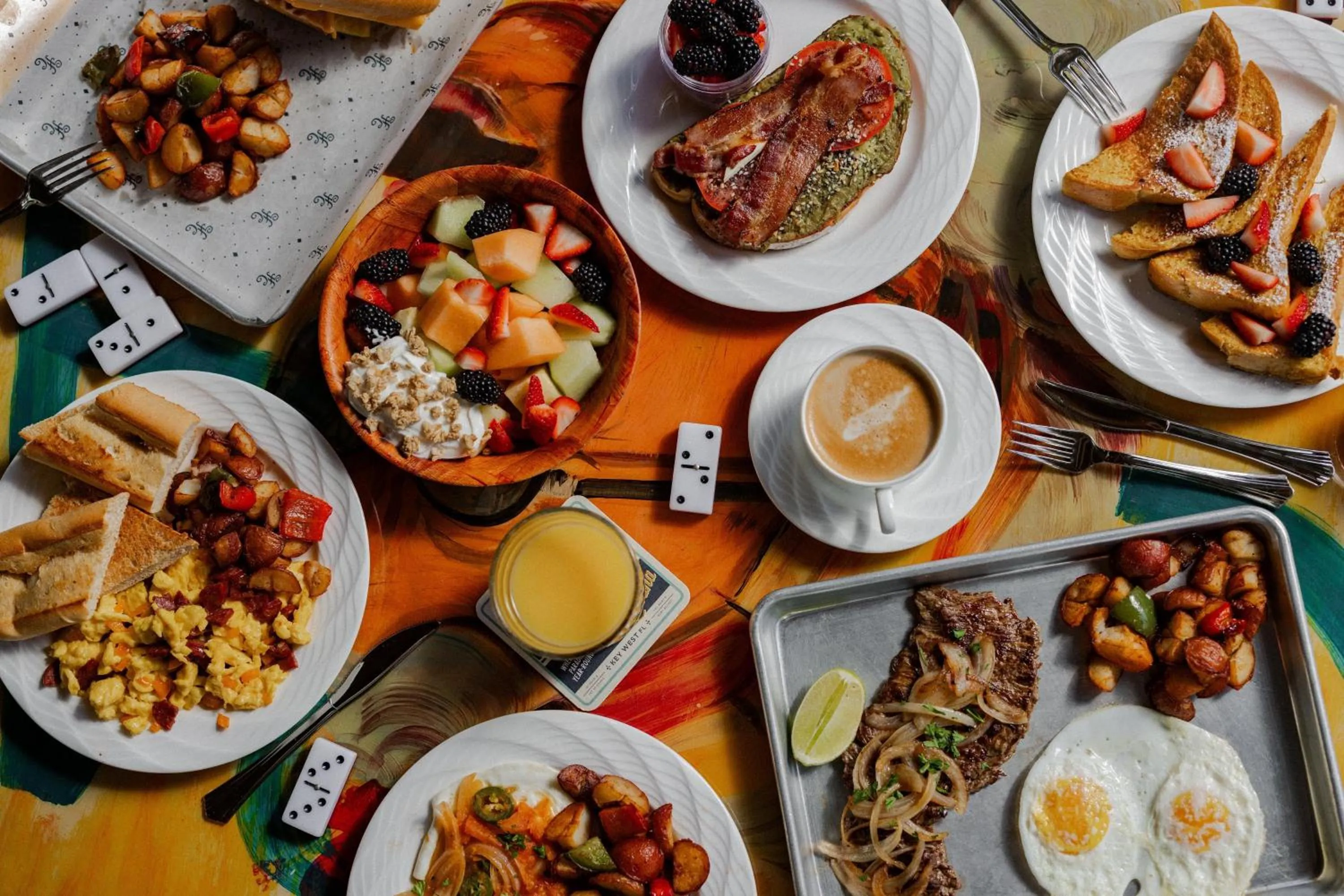 Food and drinks in Havana Cabana at Key West