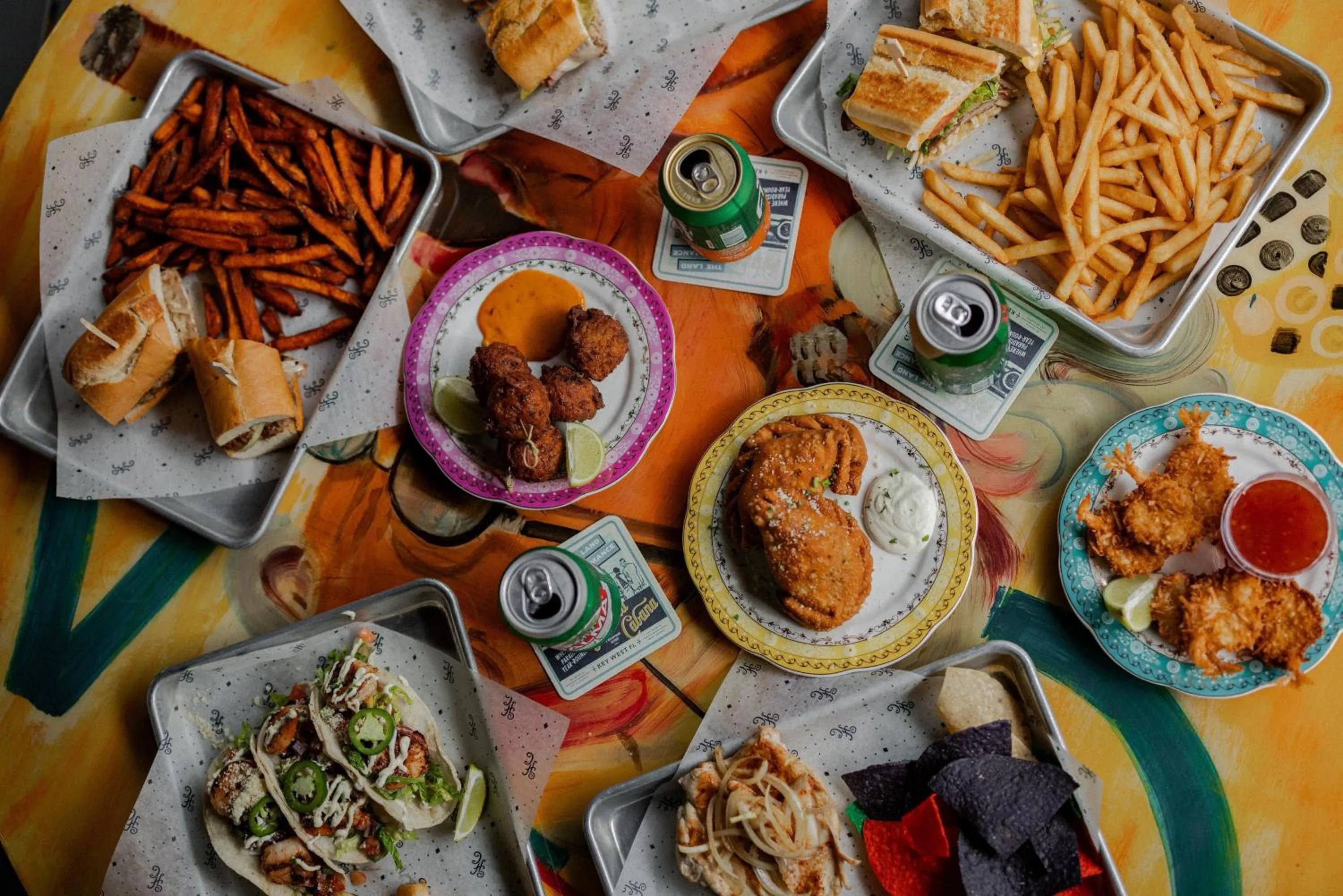 Food and drinks in Havana Cabana at Key West