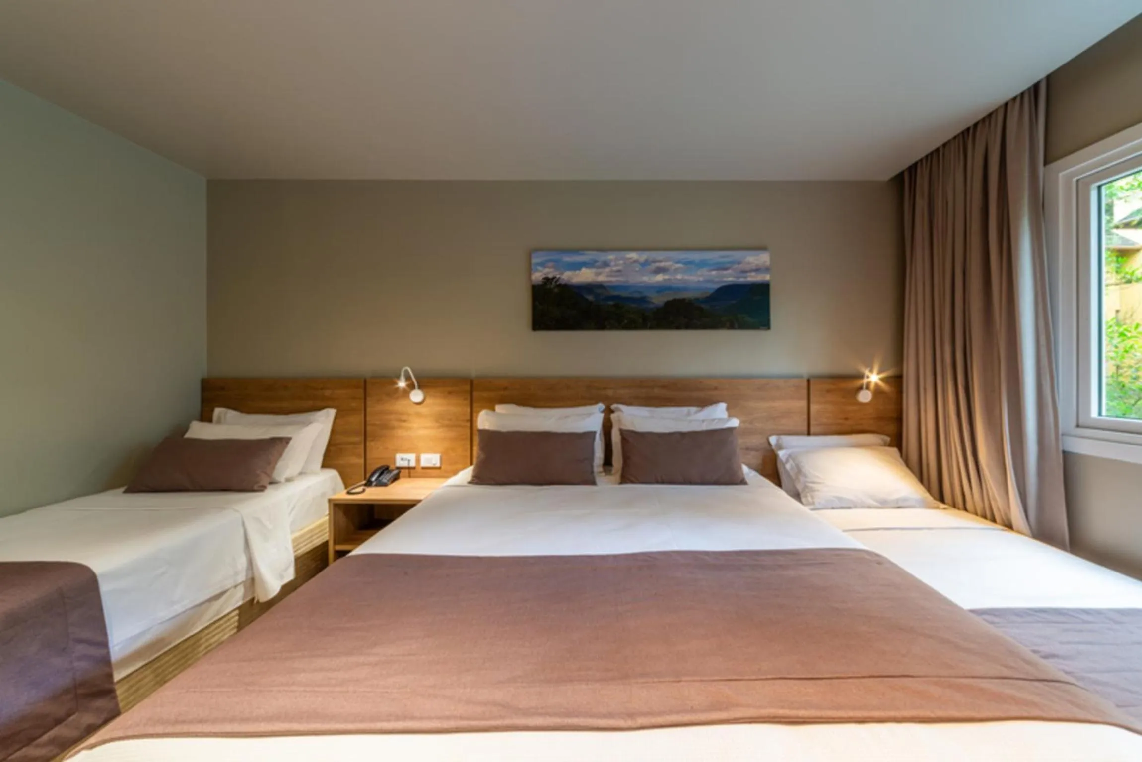 Bedroom, Bed in Hotel Laghetto Fratello