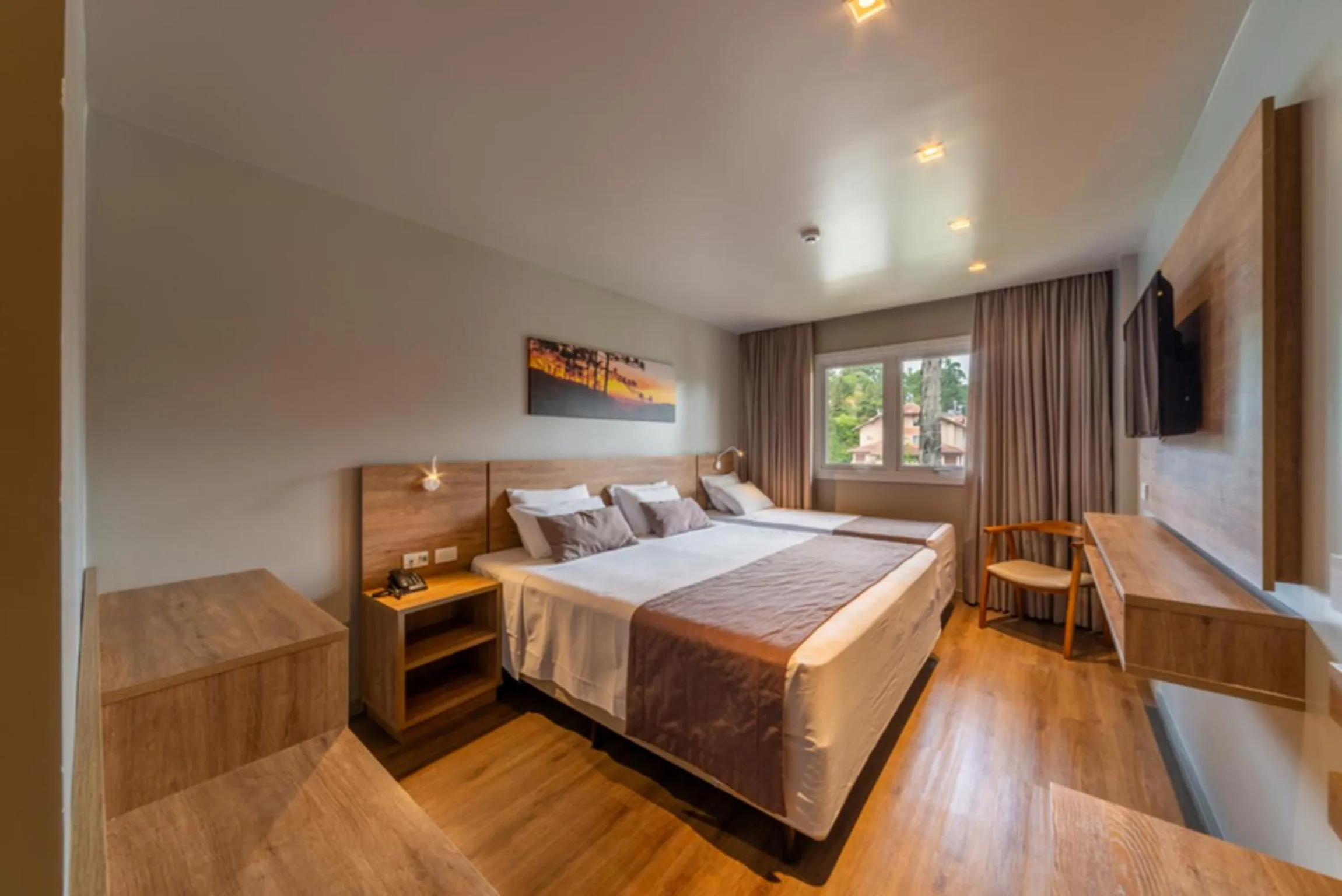 Bedroom, Bed in Hotel Laghetto Fratello