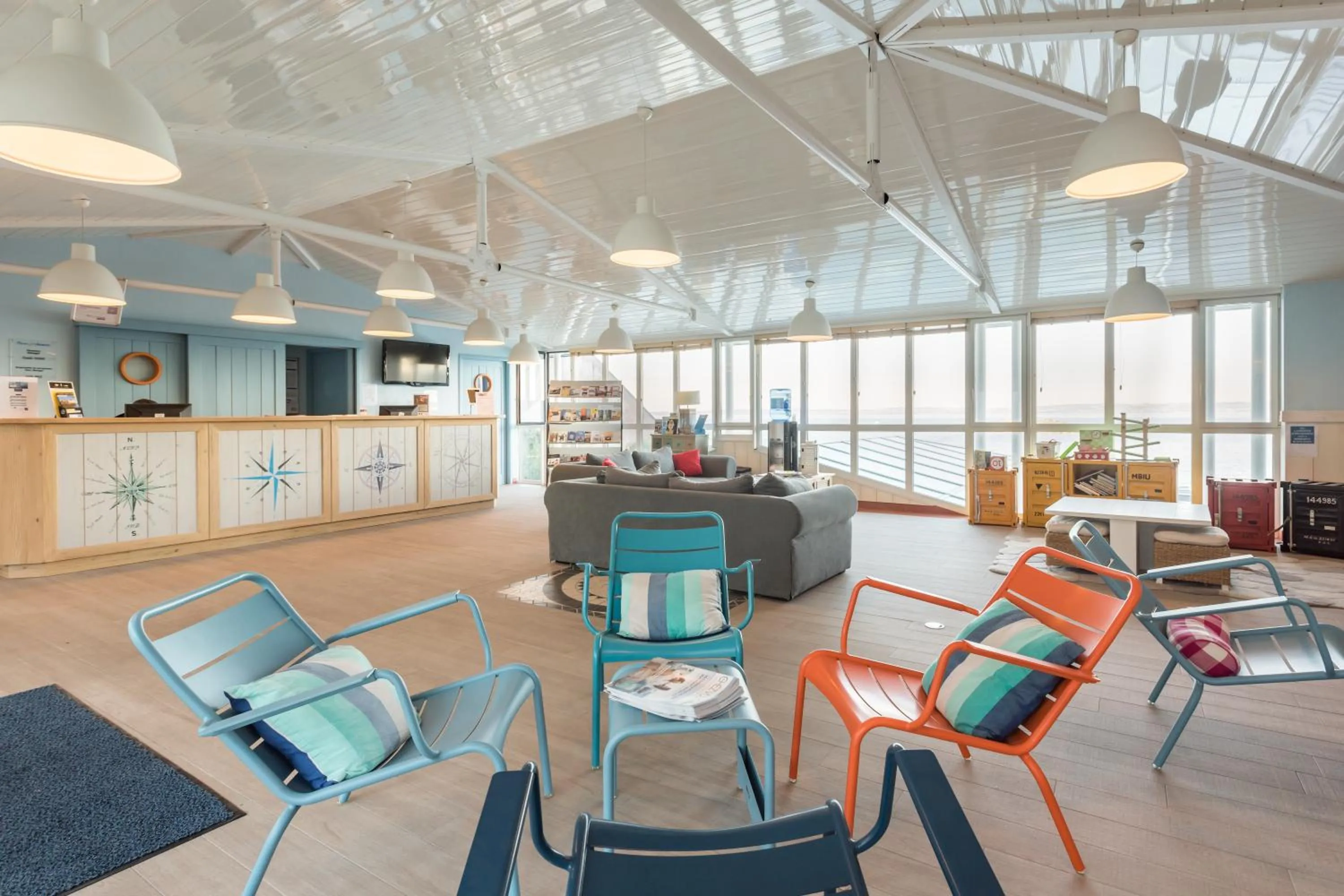 Living room in Résidence Pierre & Vacances Premium Le Coteau et la Mer