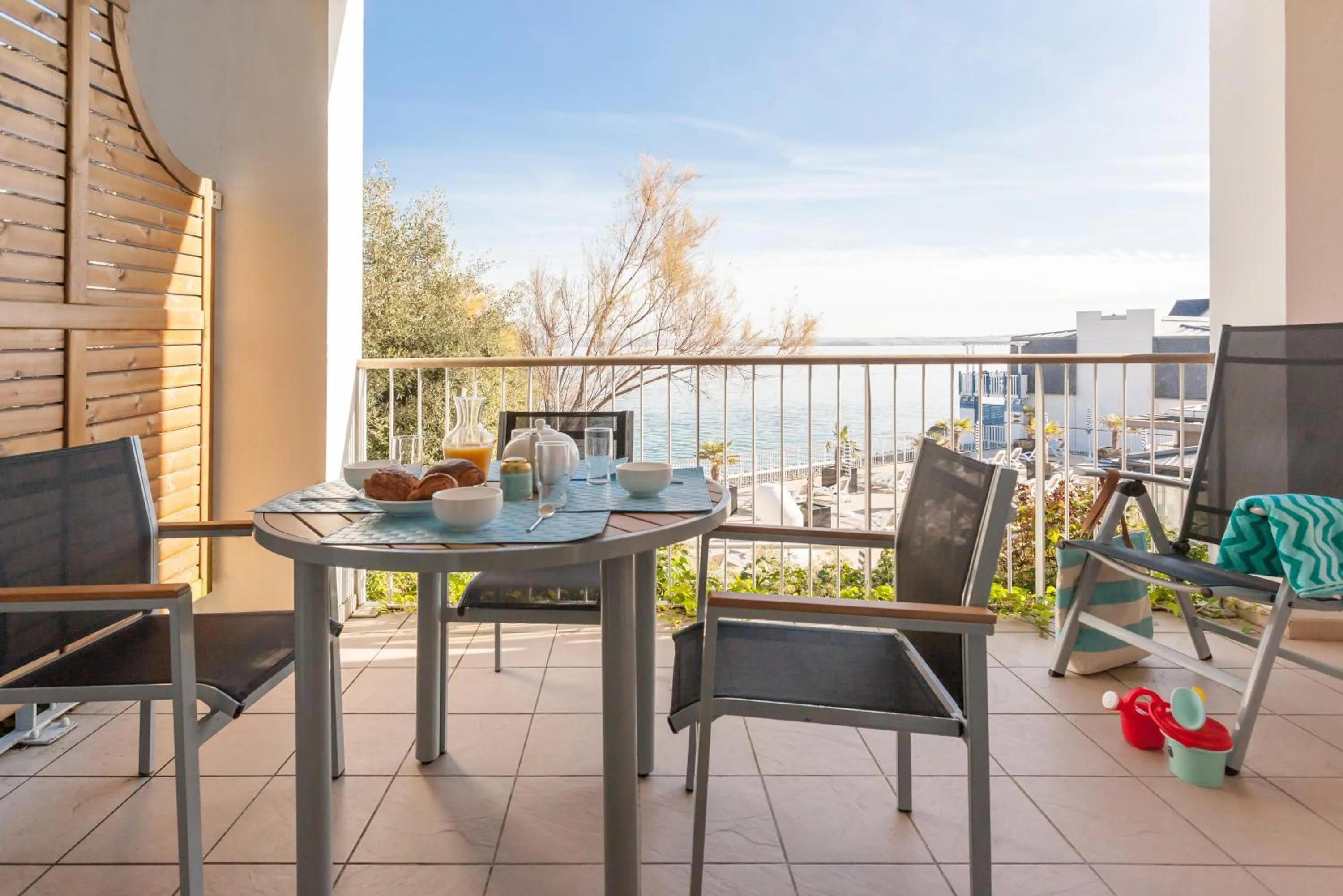 Patio in Résidence Pierre & Vacances Premium Le Coteau et la Mer