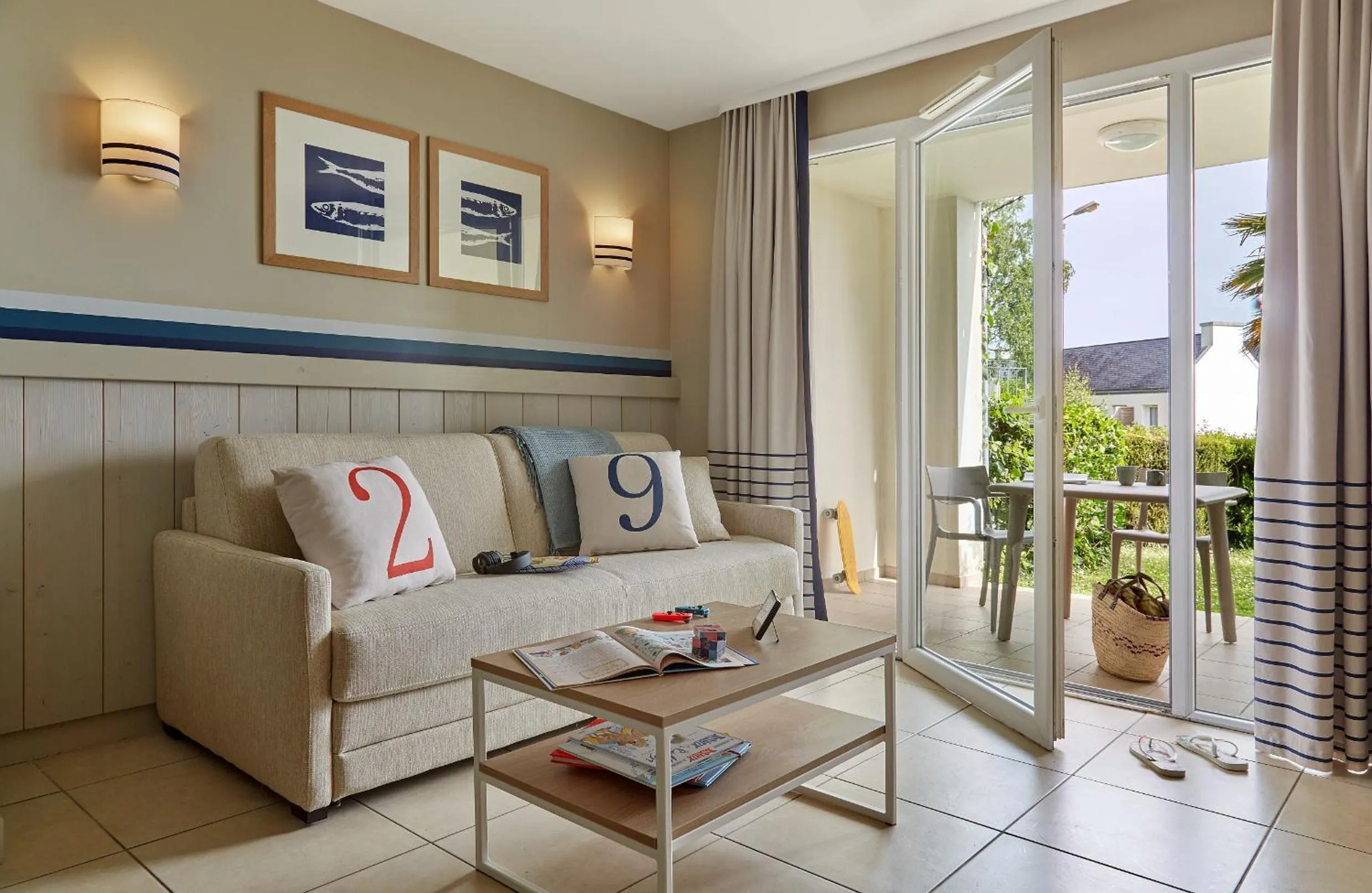 Patio in Résidence Pierre & Vacances Premium Le Coteau et la Mer