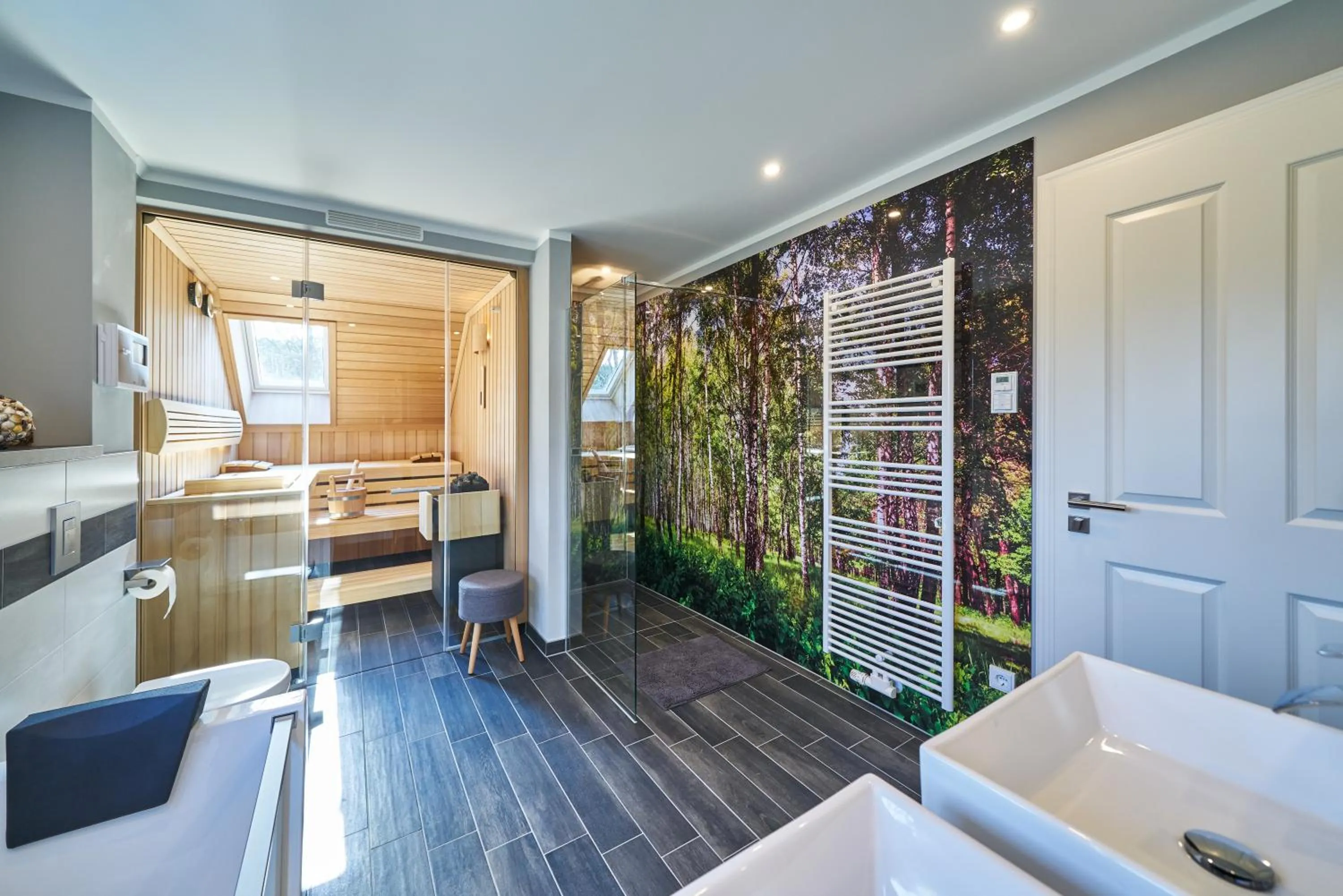 Shower in Freester Kapitänshäuser