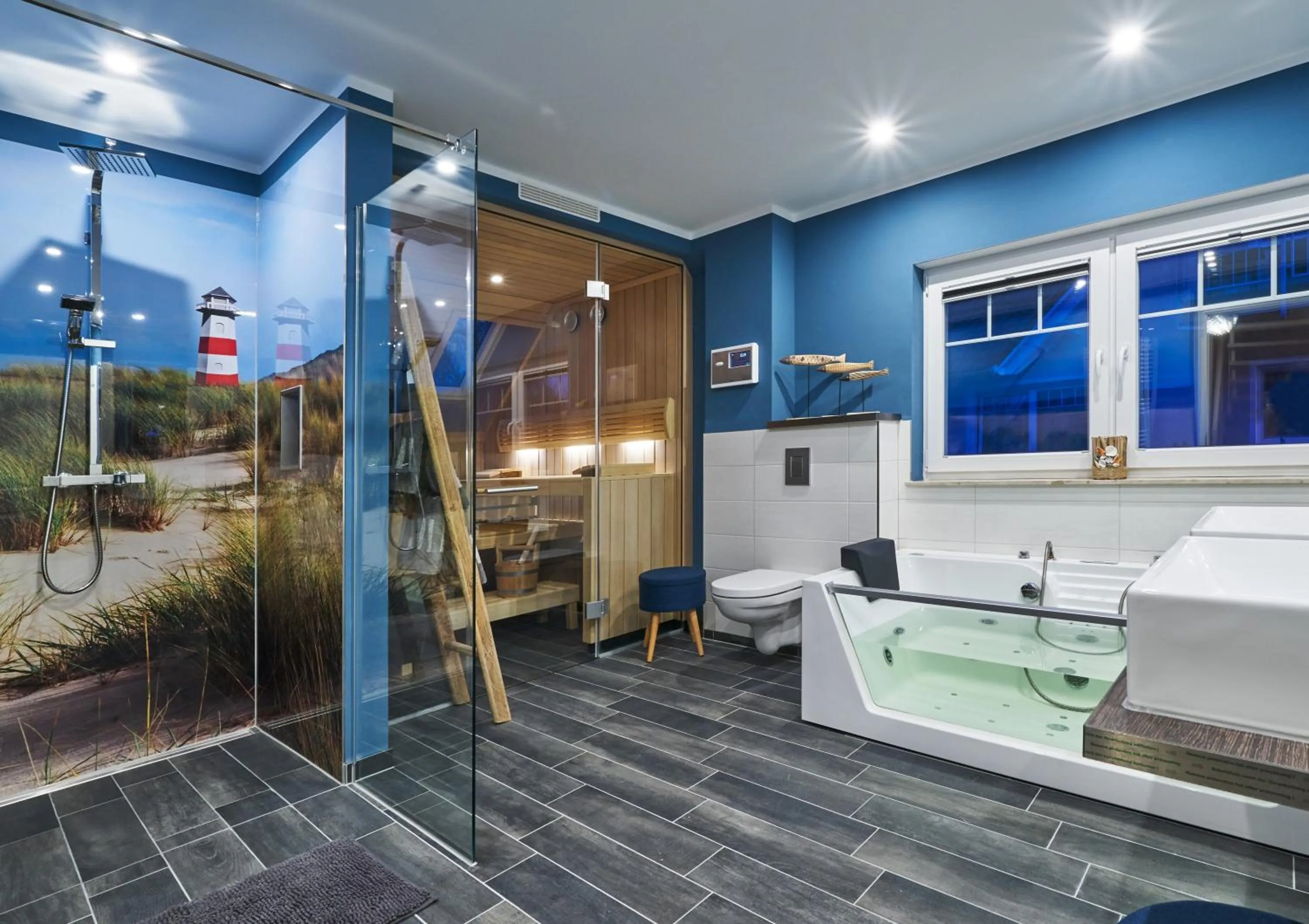 Shower in Freester Kapitänshäuser