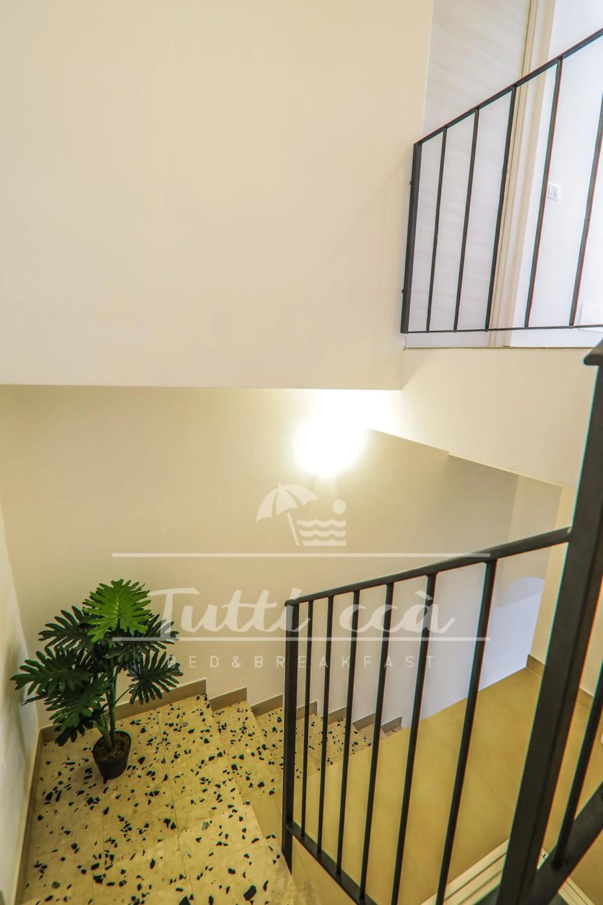 Bed in Tutti ccà Airport Rooms