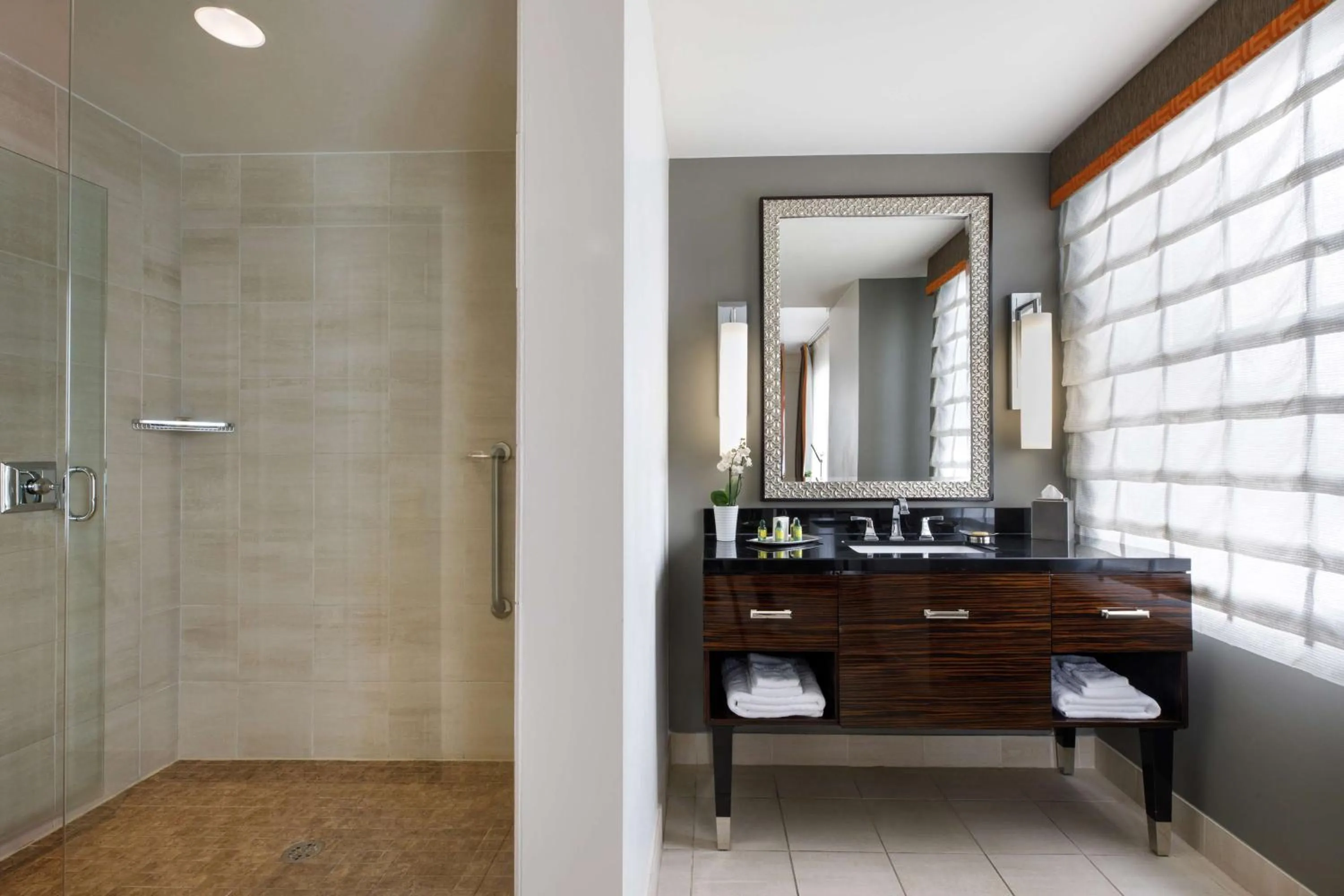 Bathroom in Colcord Hotel Oklahoma City, Curio Collection by Hilton