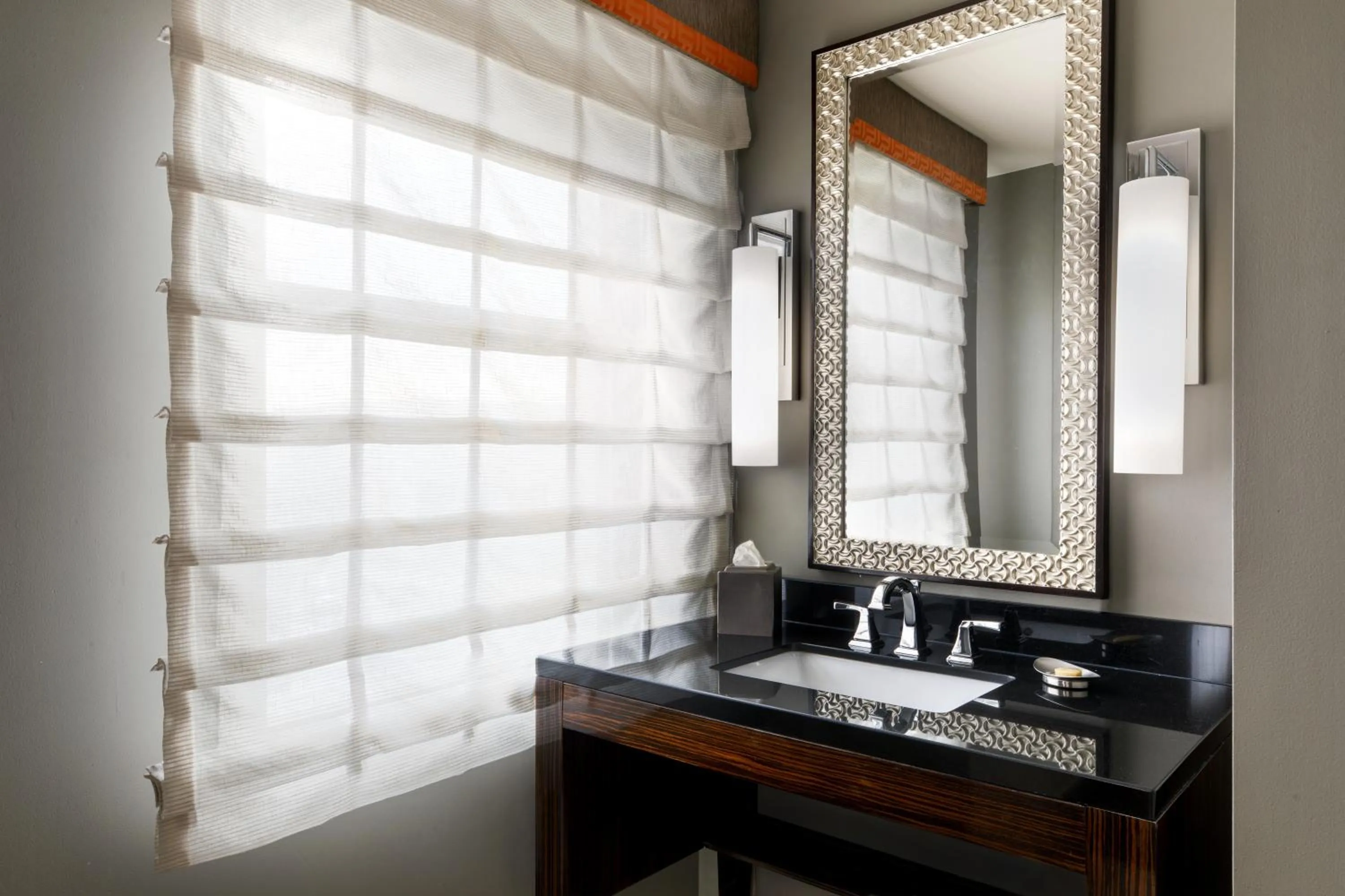 Bathroom in Colcord Hotel Oklahoma City, Curio Collection by Hilton