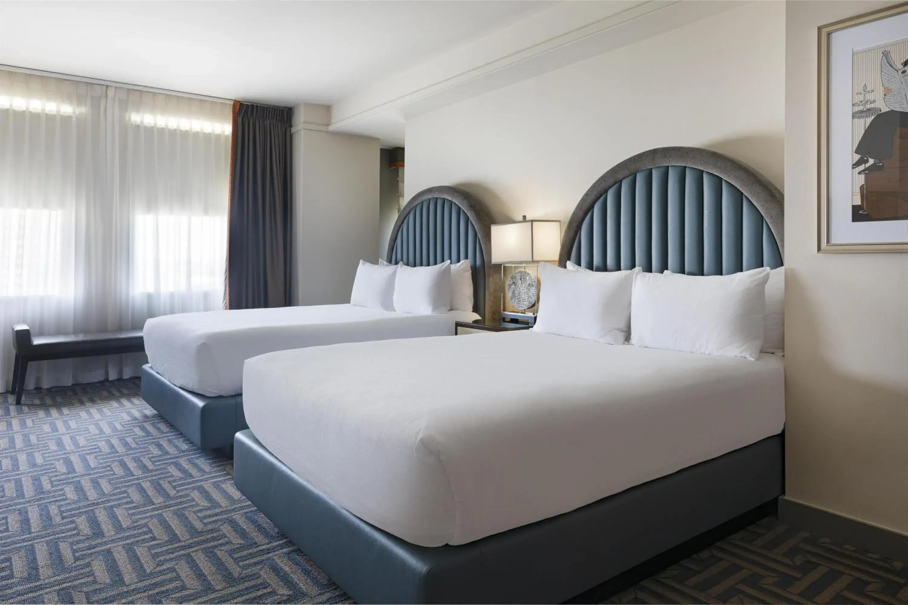 Bed in Colcord Hotel Oklahoma City, Curio Collection by Hilton Bed in Colcord Hotel Oklahoma City, Curio Collection by Hilton