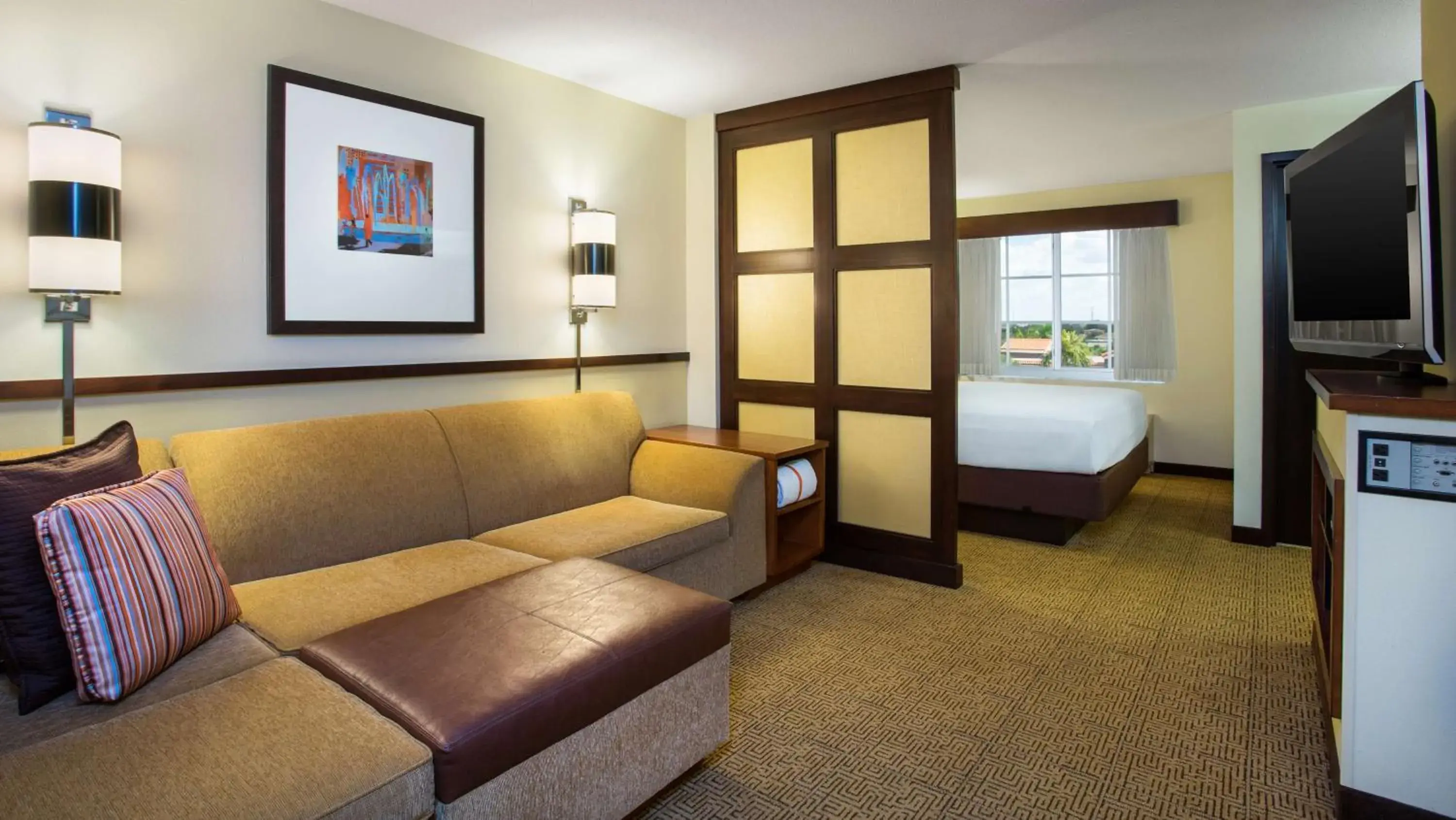 Bedroom, Bed in Hyatt Place Coconut Point Bedroom, Bed in Hyatt Place Coconut Point