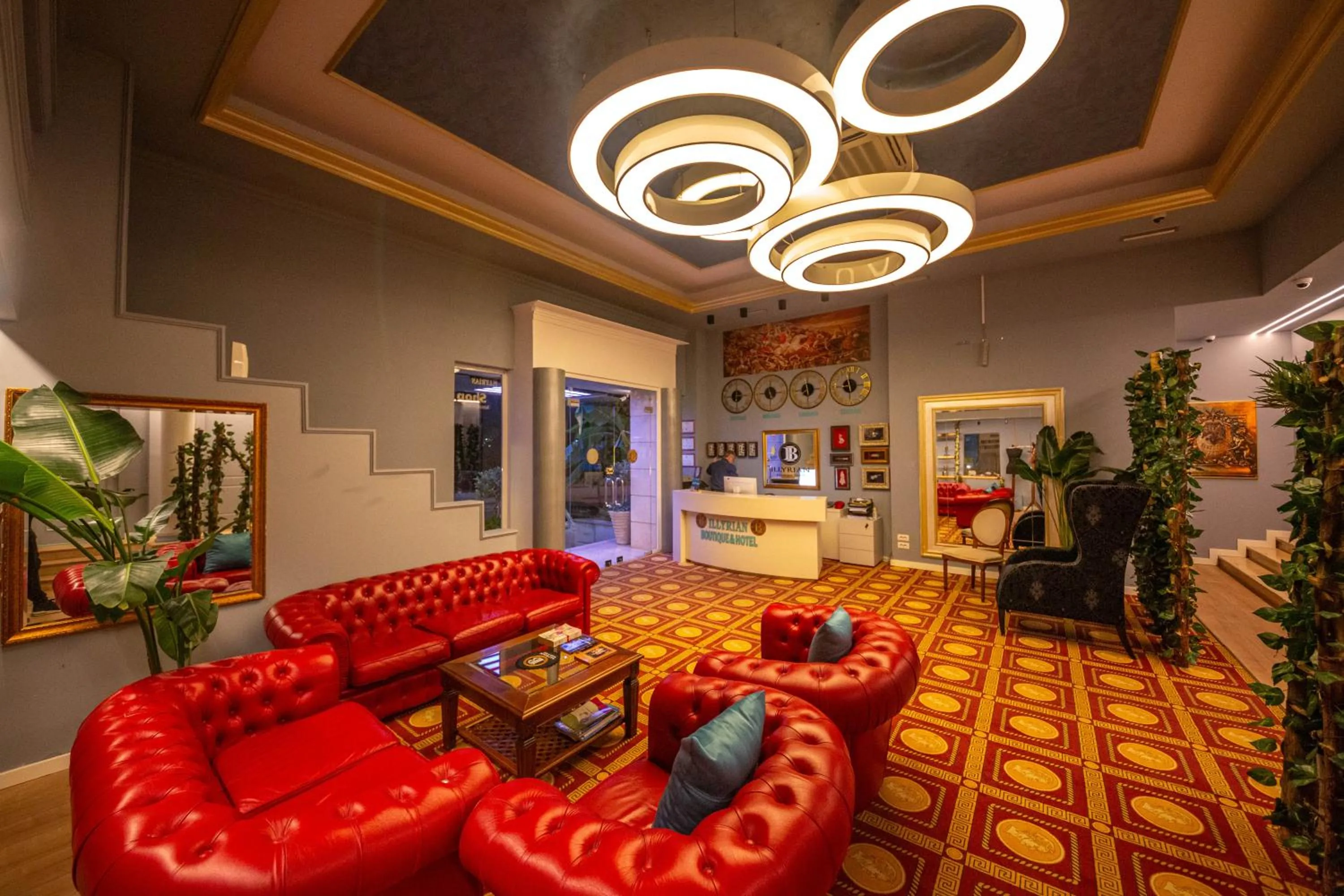 Lobby or reception in Illyrian Boutique Hotel