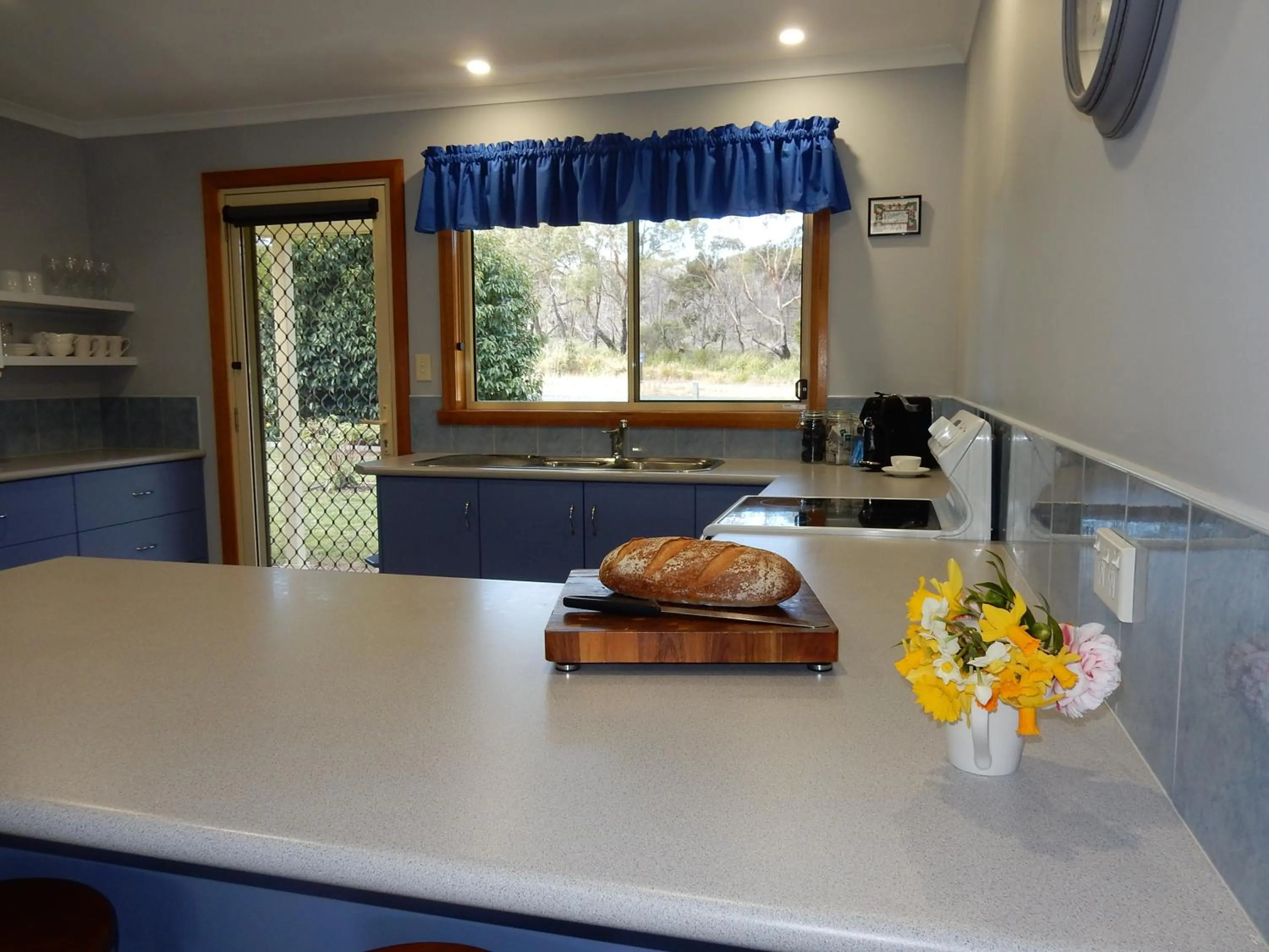 Kitchen or kitchenette in Holiday home by the beach in St Helens