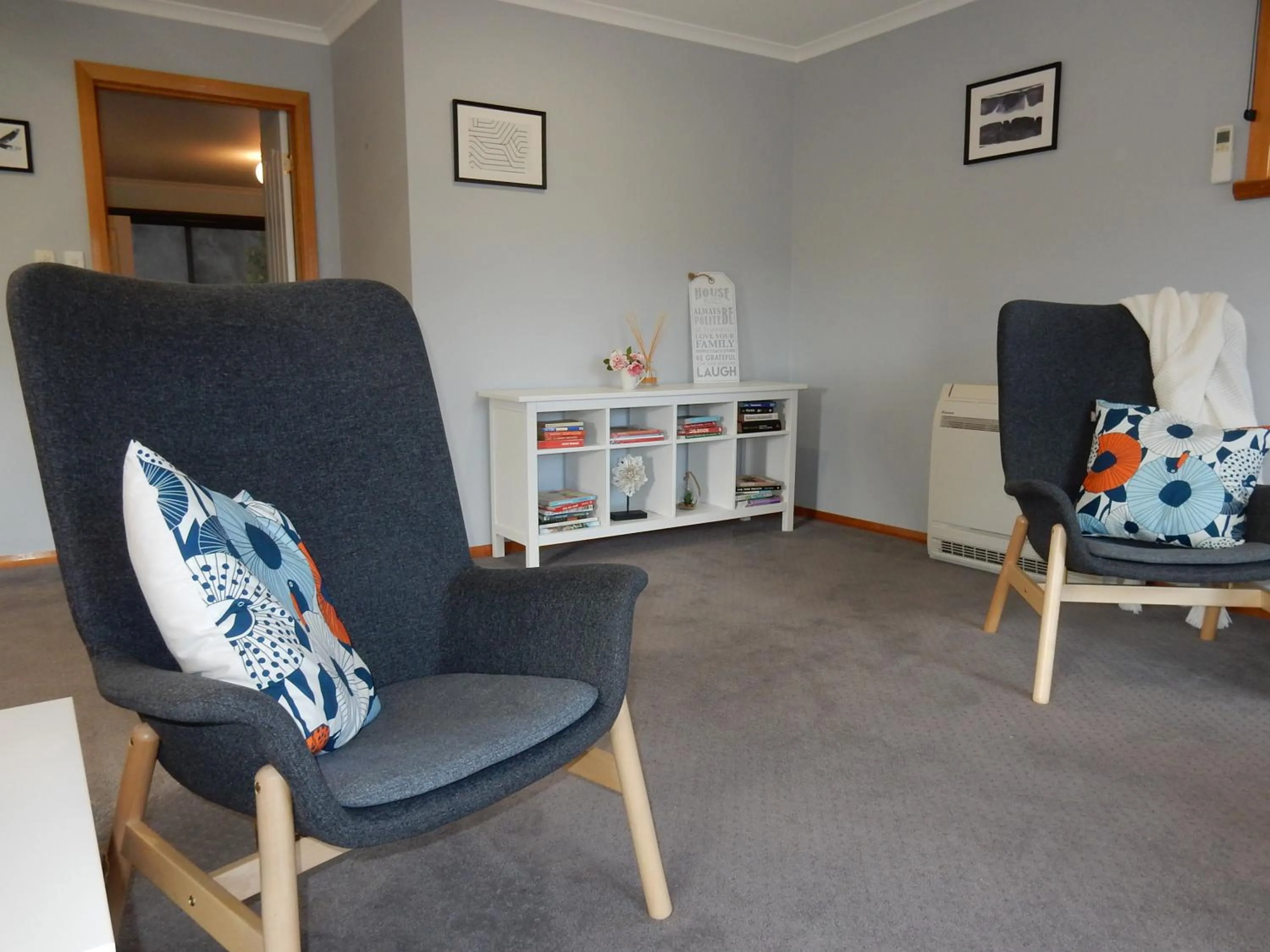 Living room in Holiday home by the beach in St Helens