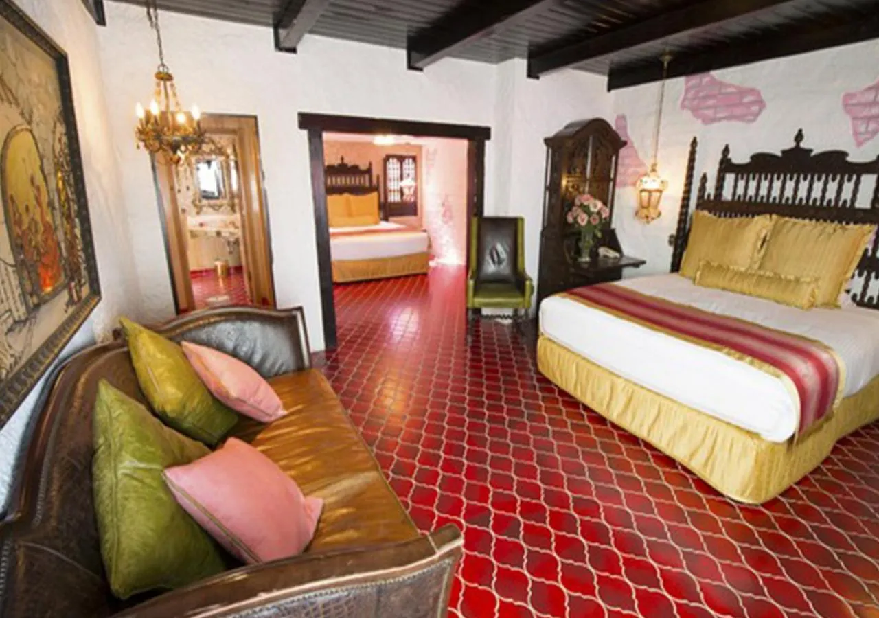Bed in Madonna Inn