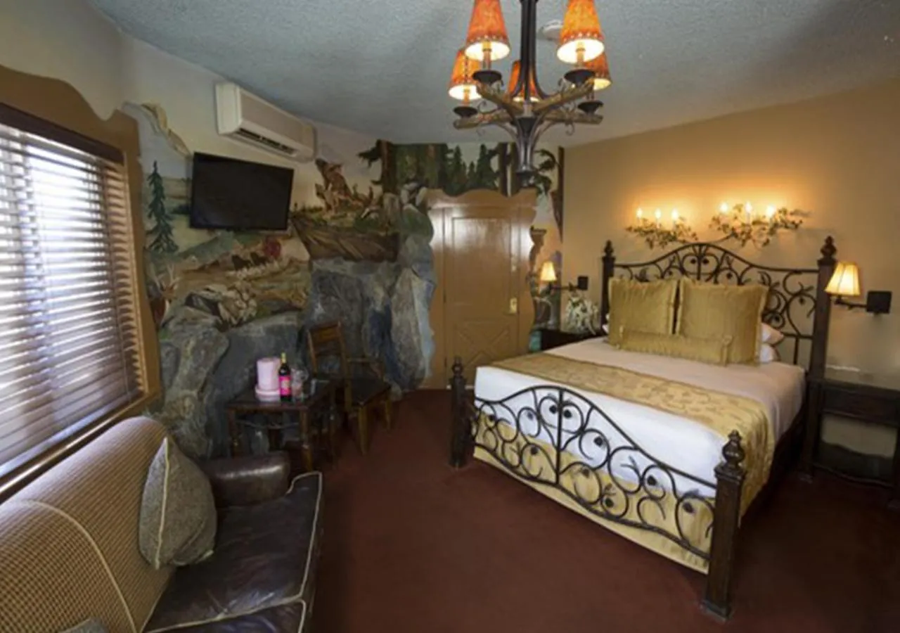 Bed in Madonna Inn