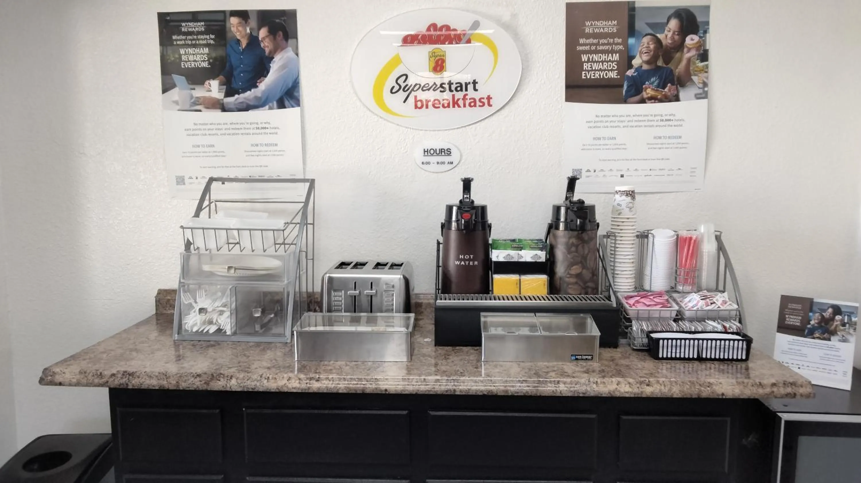 Breakfast in Super 8 by Wyndham Barstow