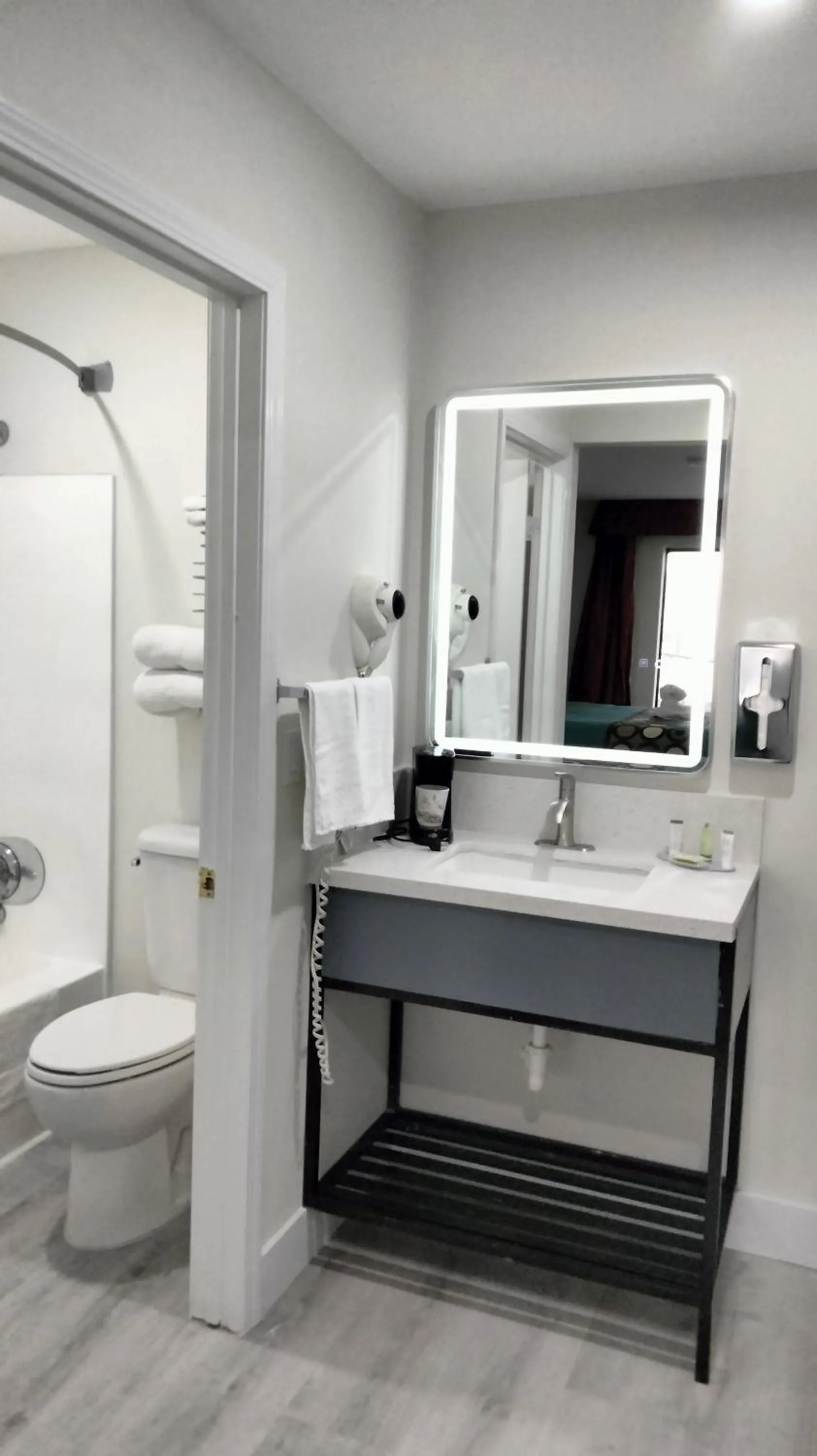 Bathroom in Super 8 by Wyndham Barstow