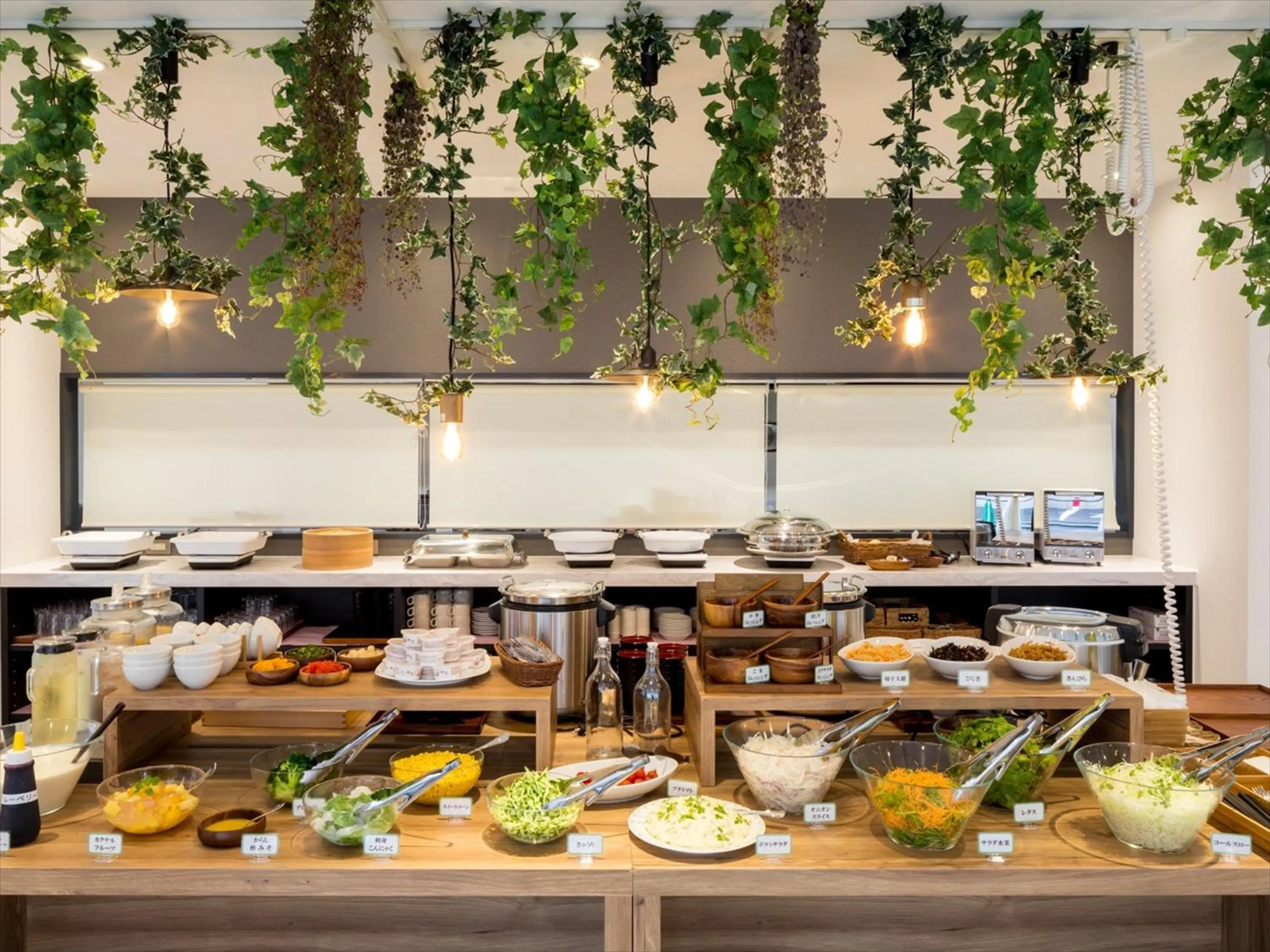 Buffet breakfast in Green Rich Hotel Tottori Ekimae (Artificial hot spring Futamata Yunohana)