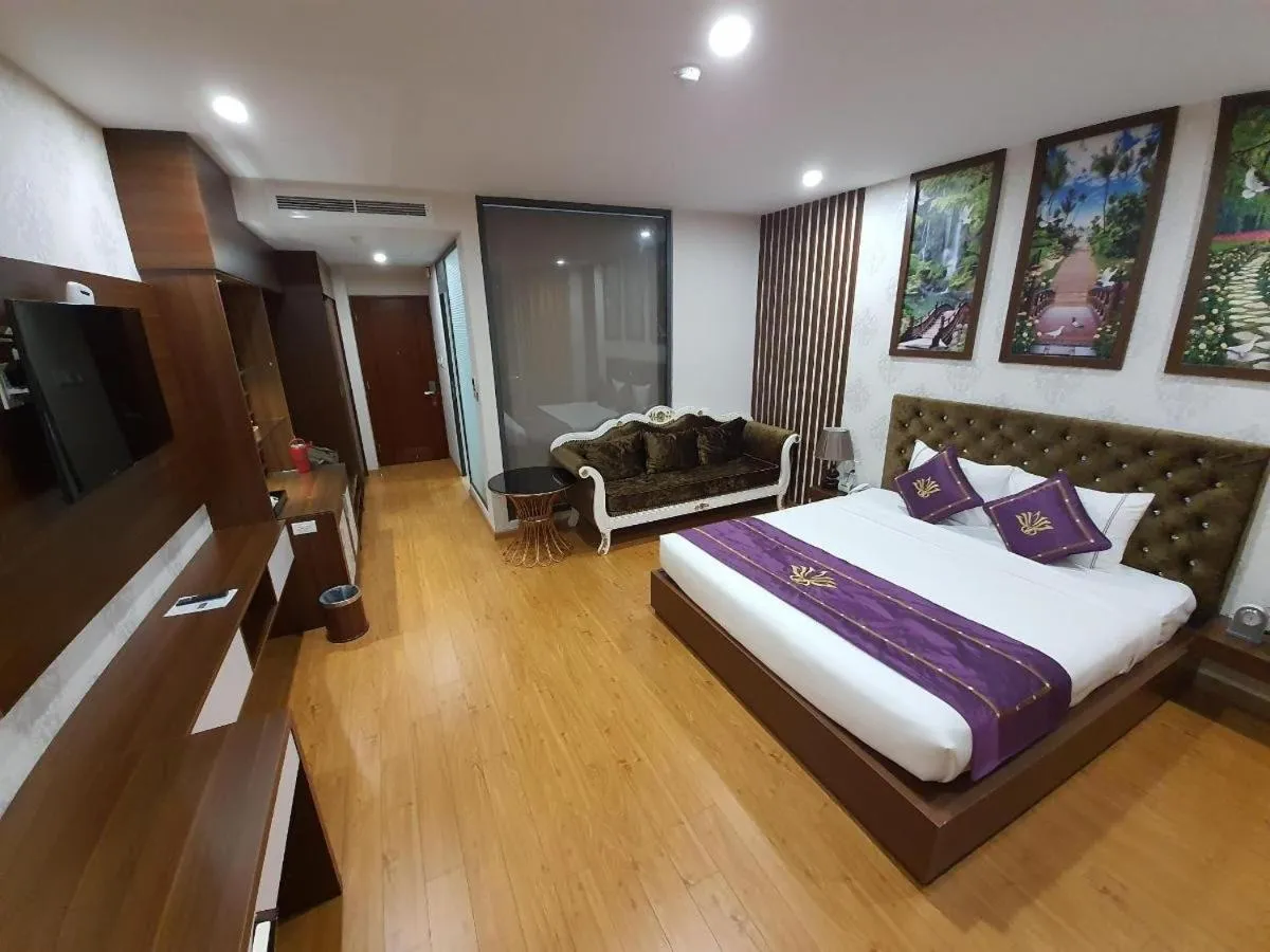 Bedroom, Bed in Con Khuong Resort Can Tho