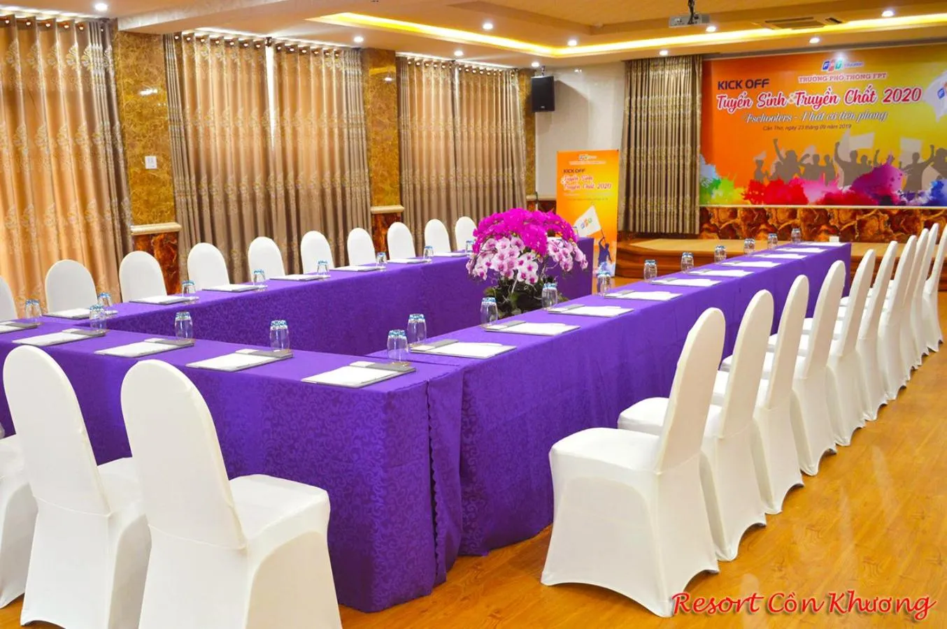 Area and facilities in Con Khuong Resort Can Tho