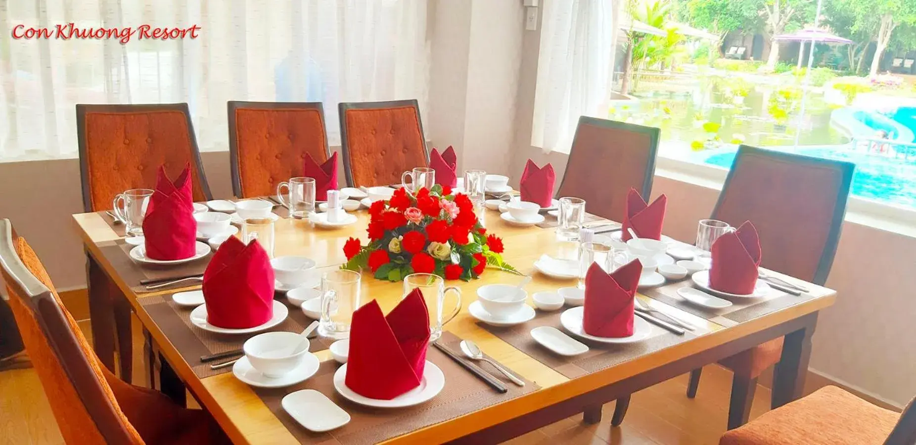 Restaurant/places to eat in Con Khuong Resort Can Tho Restaurant/places to eat in Con Khuong Resort Can Tho