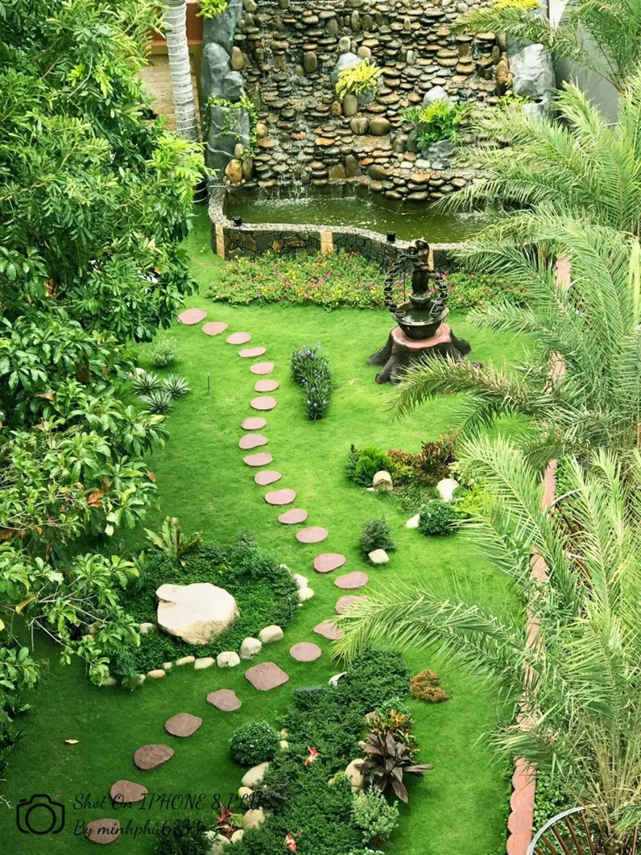 Garden view in Con Khuong Resort Can Tho Garden view in Con Khuong Resort Can Tho