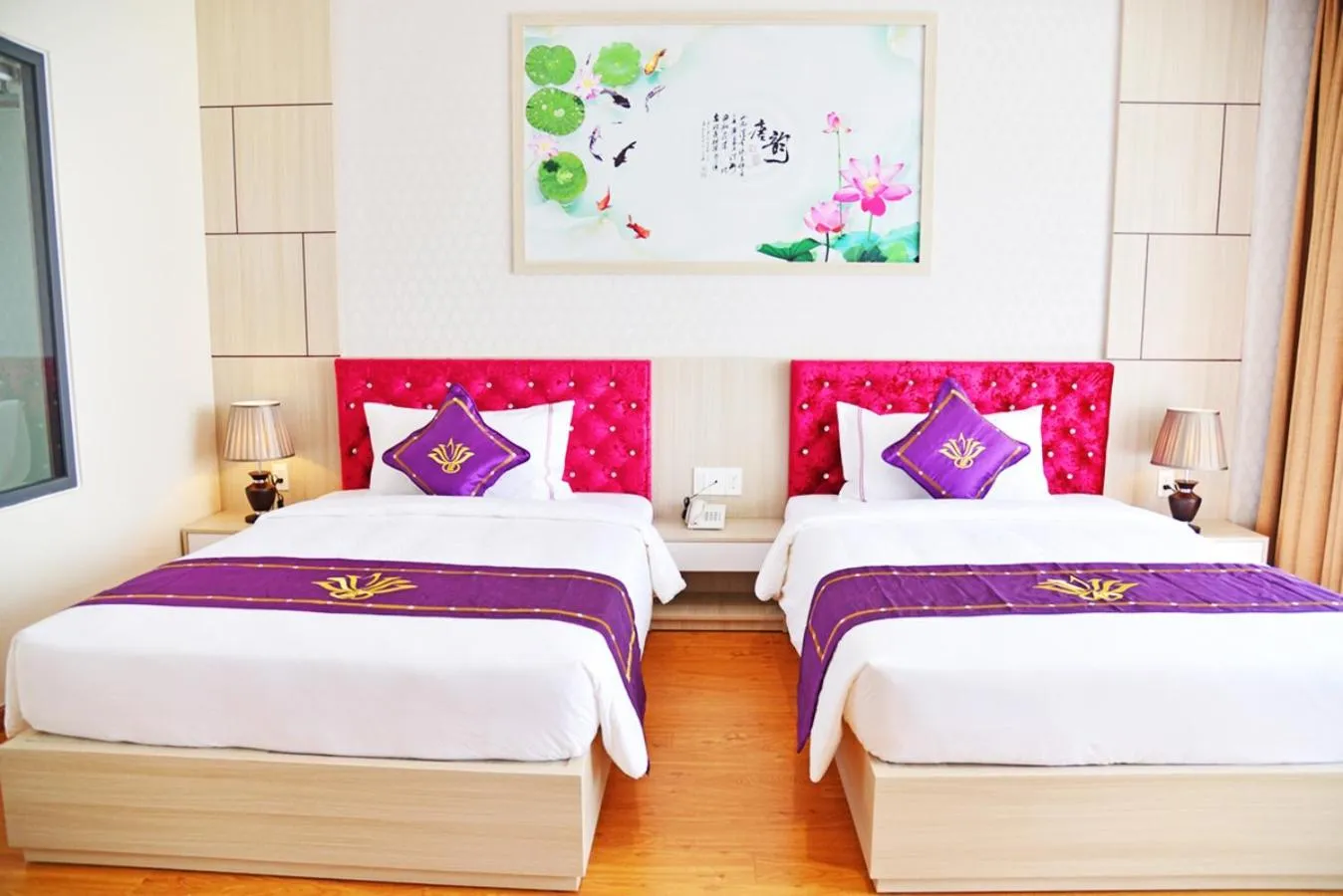 Bed in Con Khuong Resort Can Tho