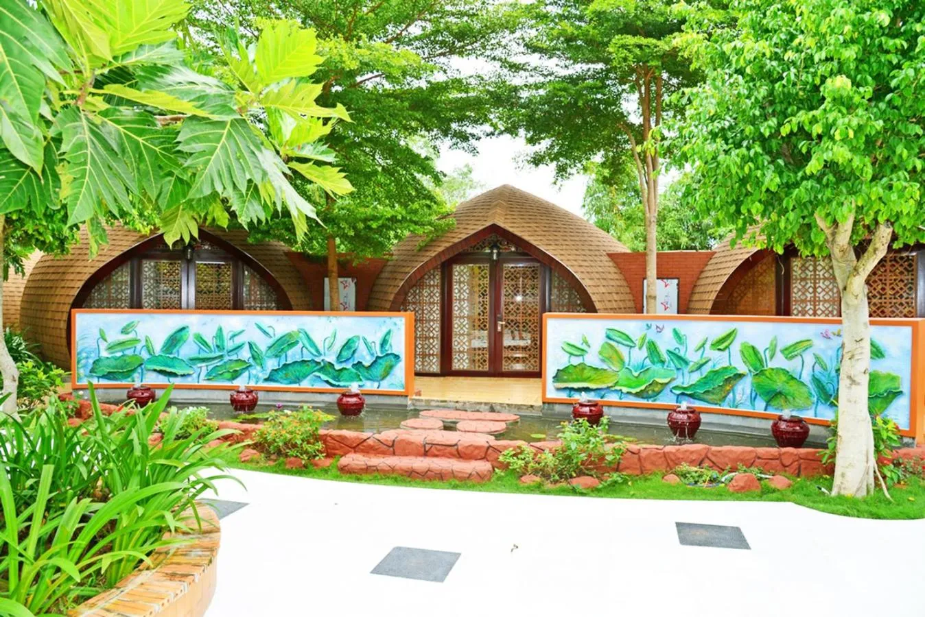 Garden in Con Khuong Resort Can Tho