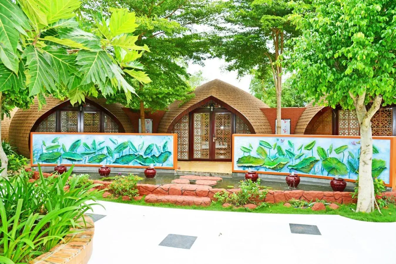 Bungalow with River View in Con Khuong Resort Can Tho Bungalow with River View in Con Khuong Resort Can Tho